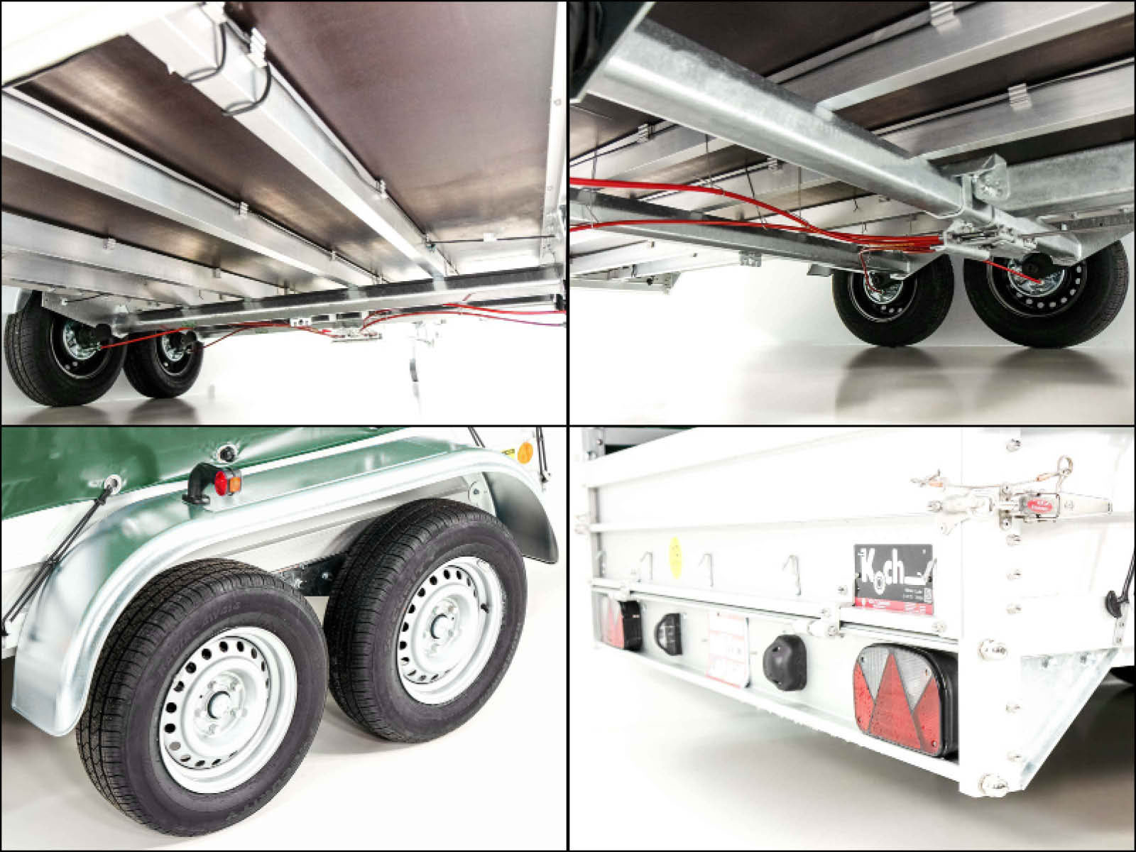 Transportanhänger Anhänger Grün | 185x400cm | 2600kg zGG | Typ 10.26 | mit Plane – Bild 12