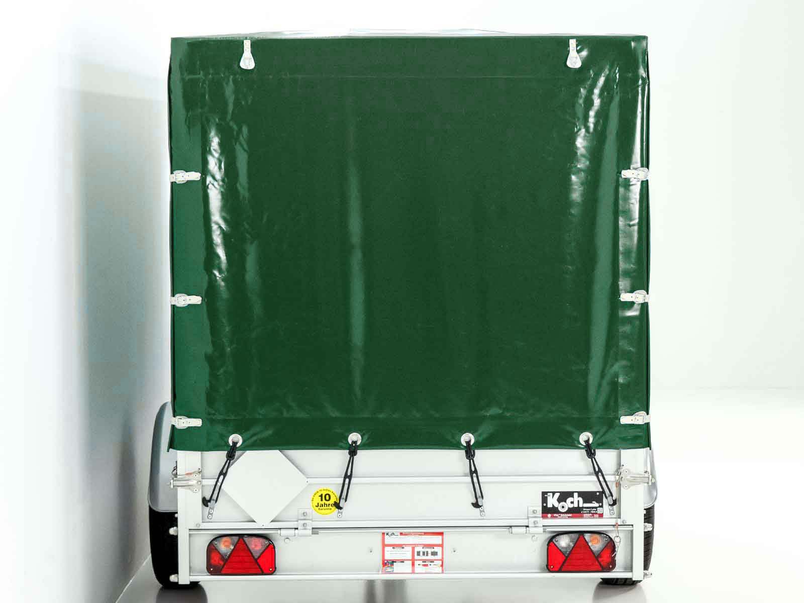 PKW-Anhänger Anhänger | 150x300cm Nutzfläche | 1300kg | mit Plane Grün | Typ 7.13 – Bild 6