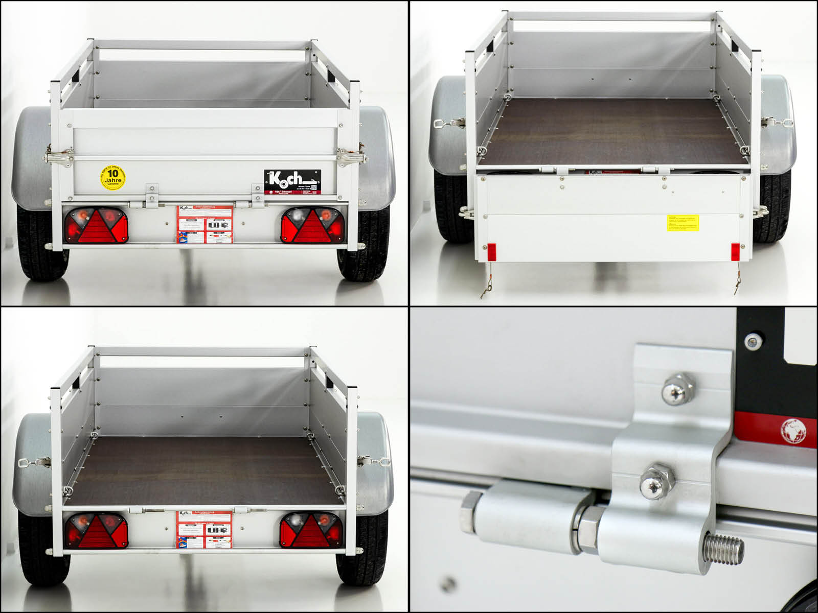 750kg Anhänger | 105x205cm | mit Plane blau (Réf. GA-3145-25) – Bild 4