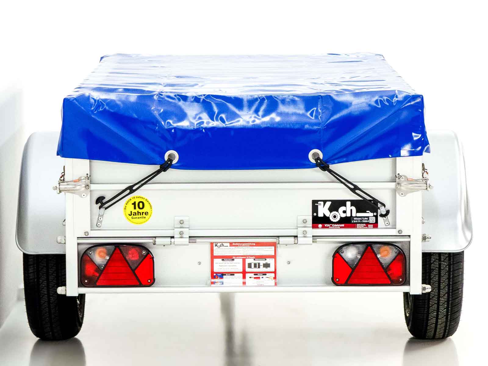 750kg Anhänger | 105x205cm | mit Plane blau (Réf. GA-3145-25) – Bild 12