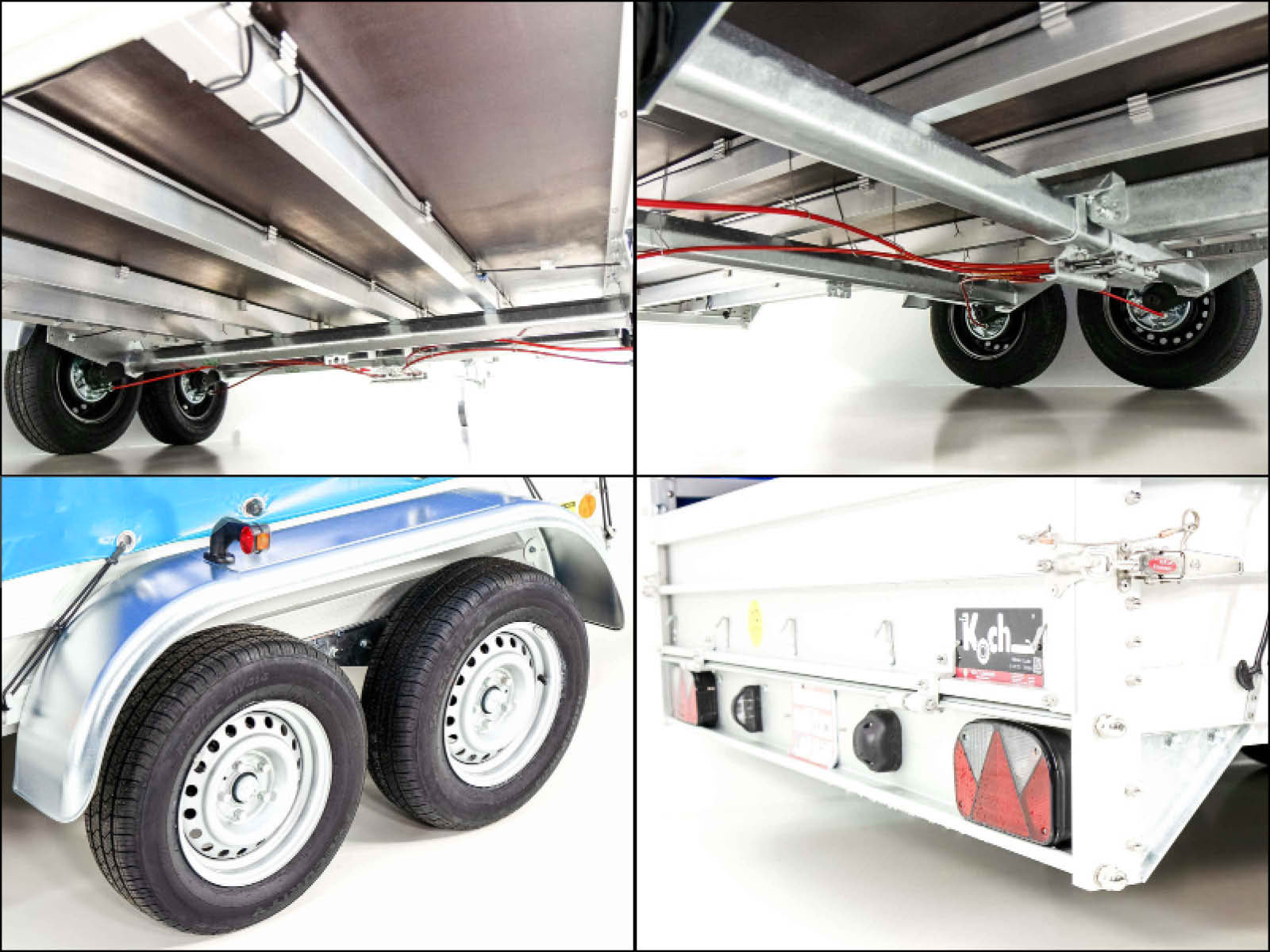 Anhänger Typ 10.26 | Abmessungen 185x400cm | 2600kg | mit Plane blau | Neufahrzeug – Bild 10