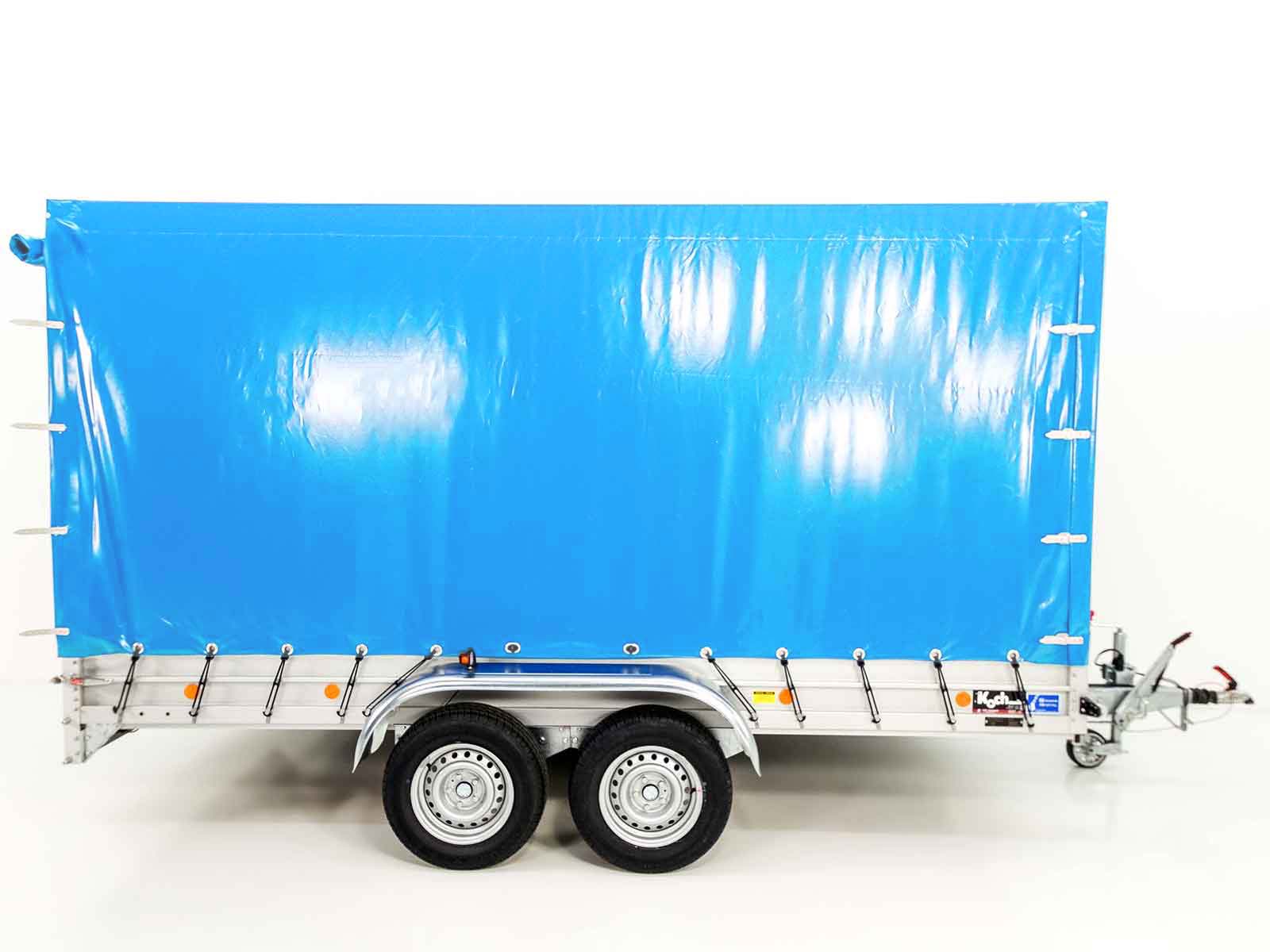 Anhänger Typ 10.26 | Abmessungen 185x400cm | 2600kg | mit Plane blau | Neufahrzeug – Bild 13