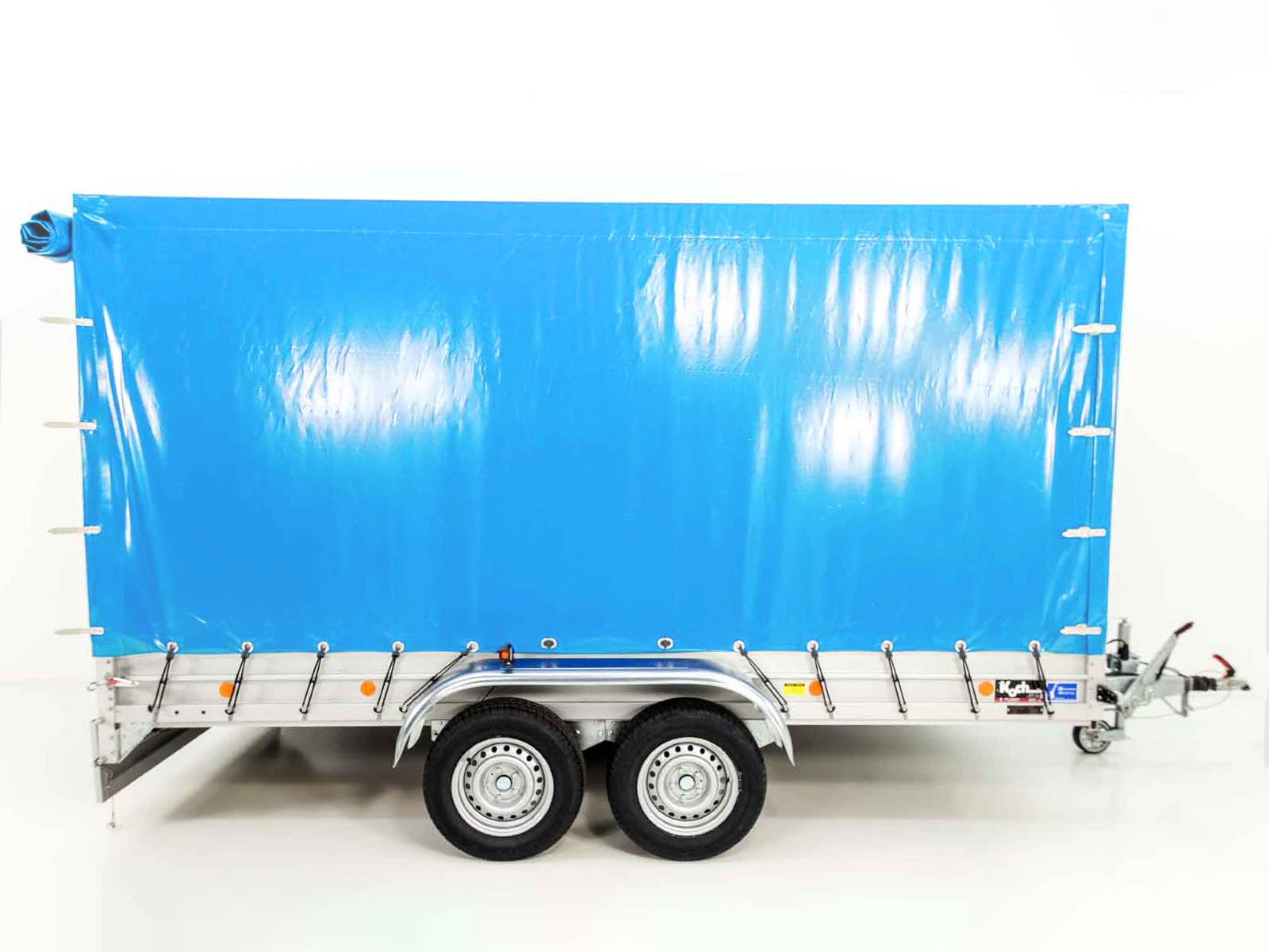 Anhänger Typ 10.26 | Abmessungen 185x400cm | 2600kg | mit Plane blau | Neufahrzeug – Bild 5