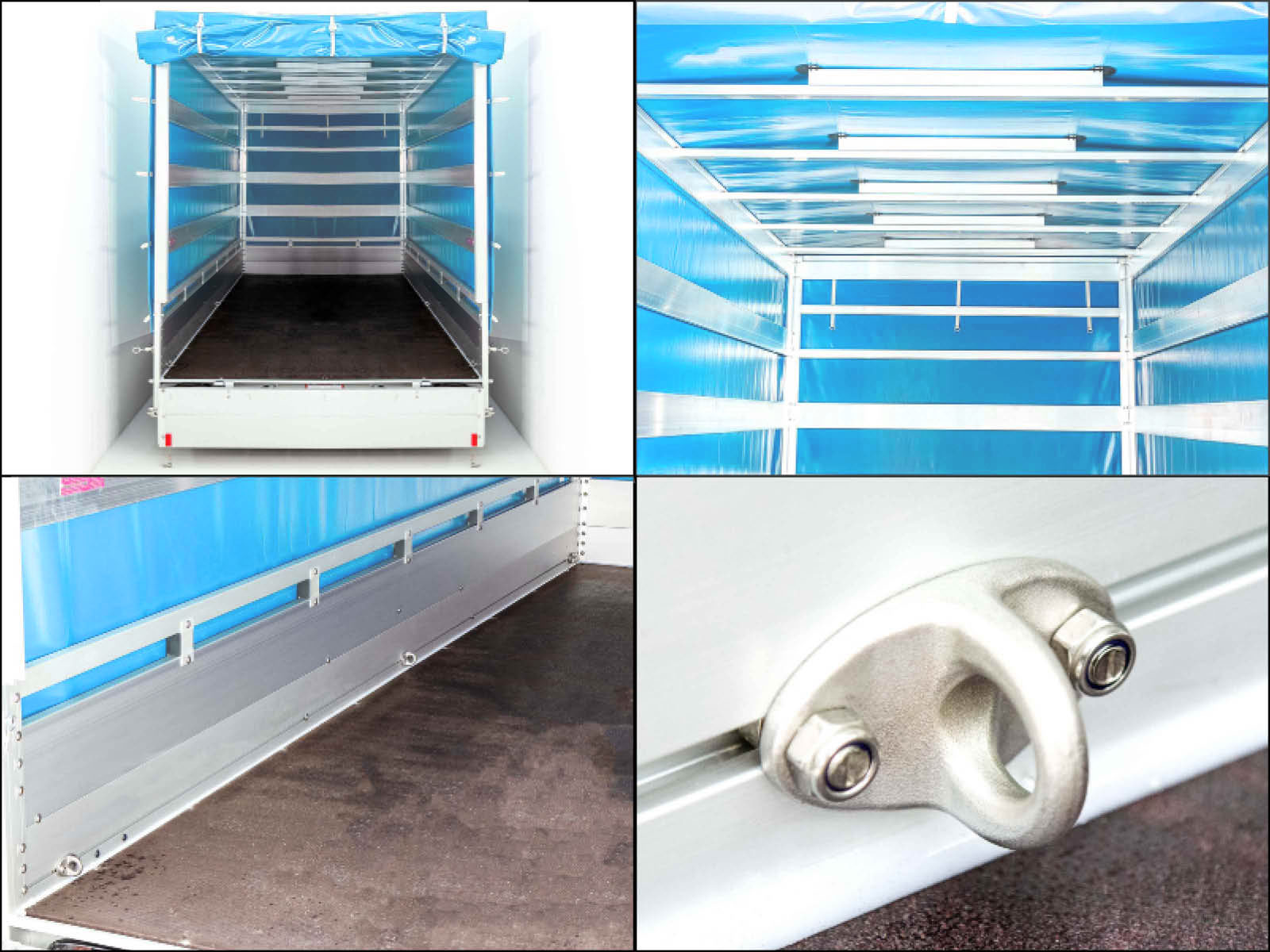 Anhänger Typ 10.26 | Abmessungen 185x400cm | 2600kg | mit Plane blau | Neufahrzeug – Bild 6