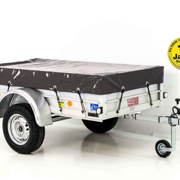 PKW-Anhänger Anhänger | 105x205cm Nutzfläche | 750kg | mit Plane