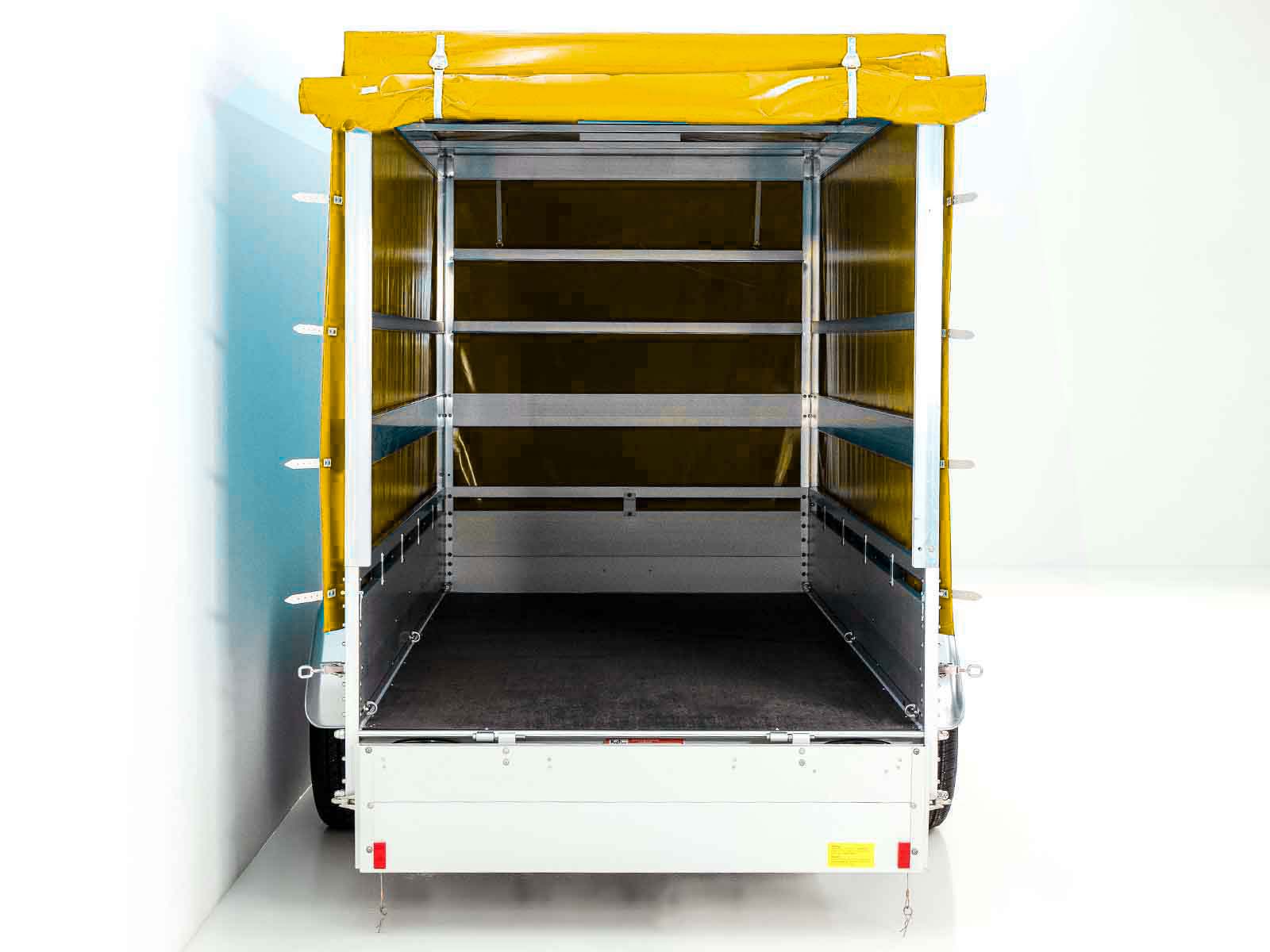 Anhänger Typ 8.26 | 150x350cm | 2600kg | mit Plane | Gelb – Bild 13