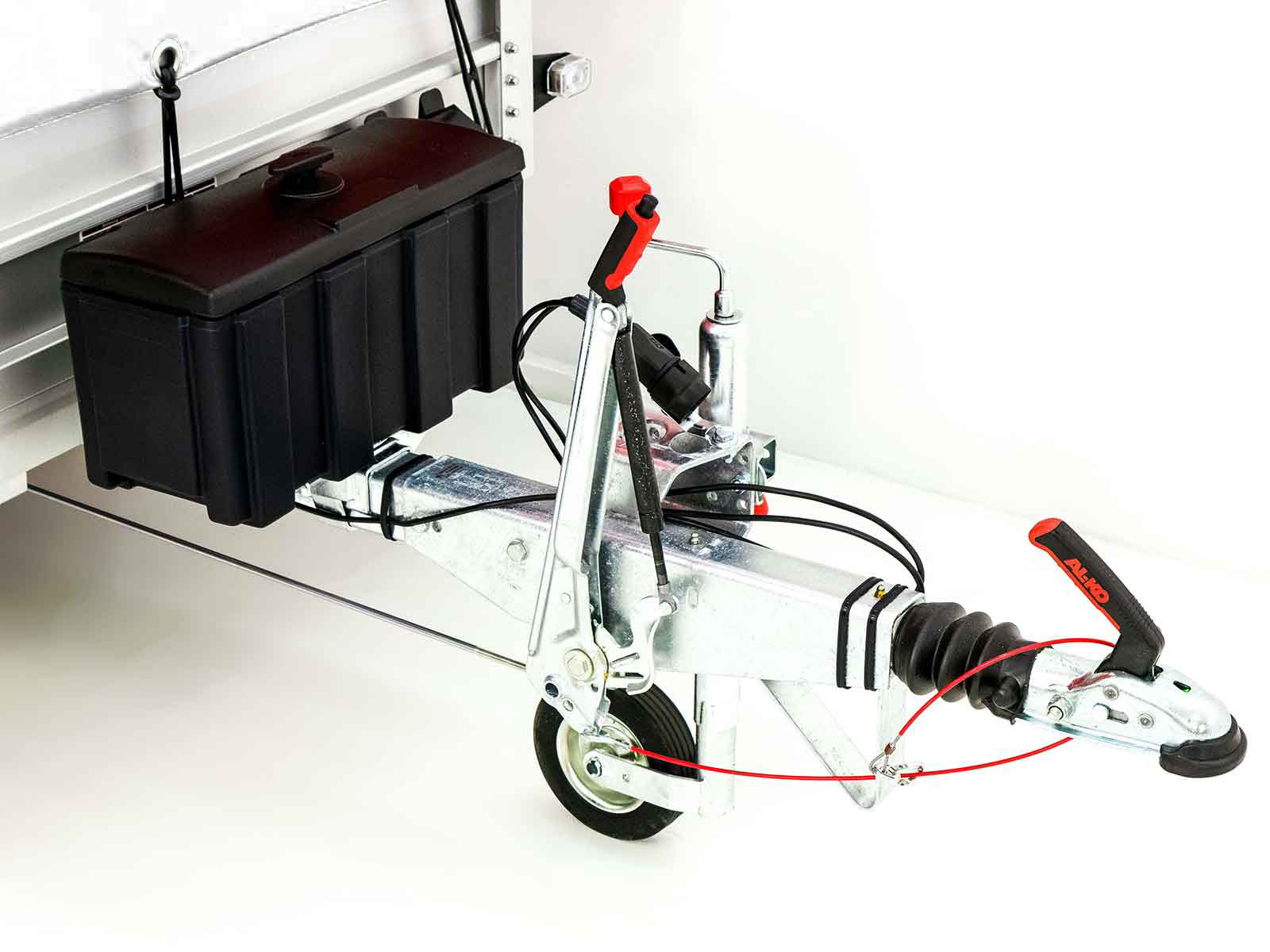 Anhänger Typ 4.13 | Abmessungen 125x250cm | 1300kg | Hochplane 160cm Weiß | Neufahrzeug – Bild 5