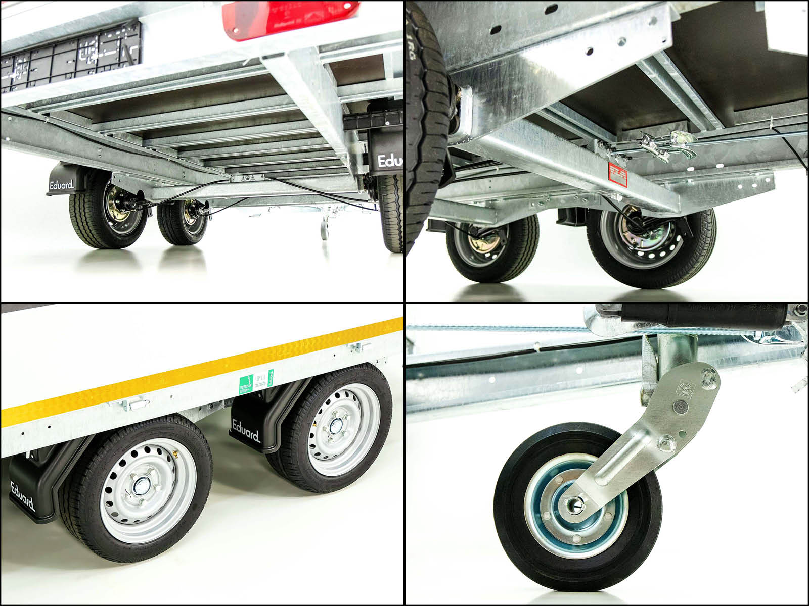 Eduard Hochlader Transportanhänger 3518 GD - 180×356 cm - 2,7t Neufahrzeug – Bild 3