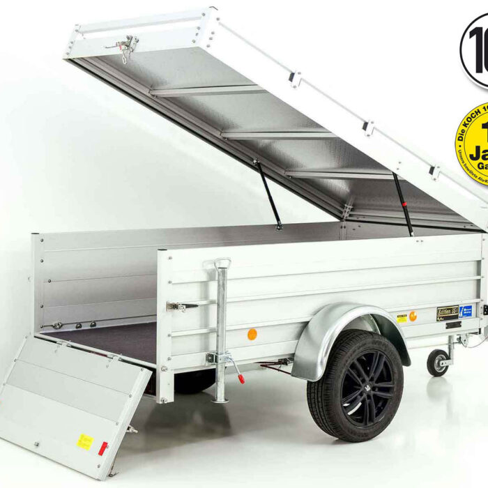 1300kg Deckelanhänger | 125x250cm | Typ 4.13