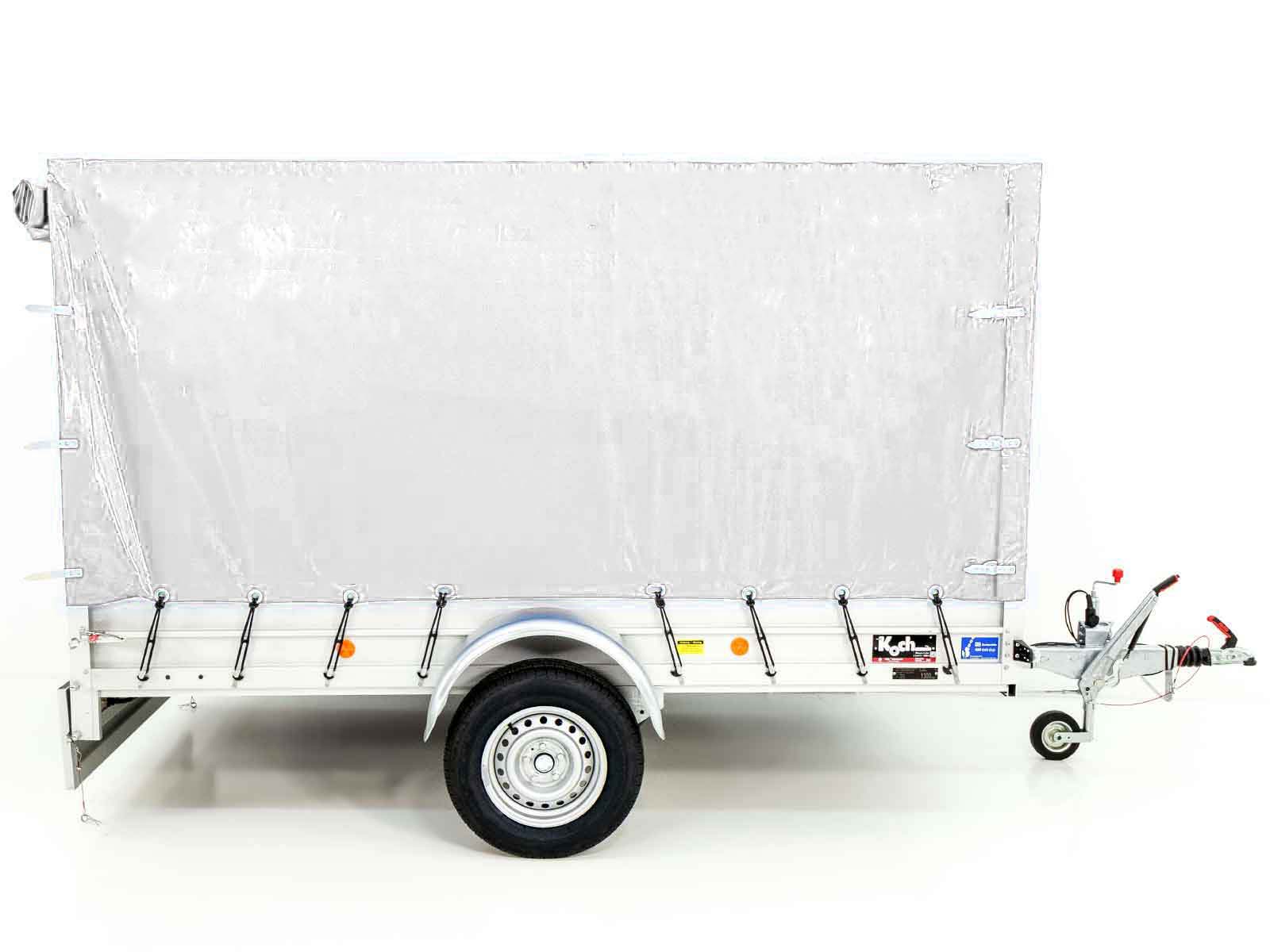 Typ 7.13 Anhänger | Ladefläche 150x300cm | 1300kg | mit Plane Weiß – Bild 6