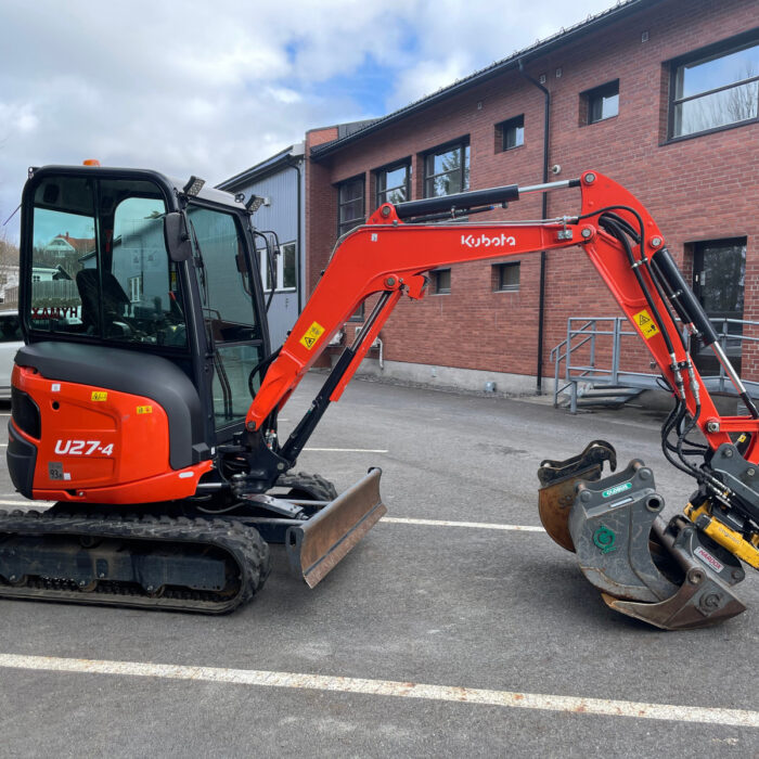 Kubota U27-4 Neuwertiger Minibagger Baujahr 2022 mit 252 Betriebsstunden