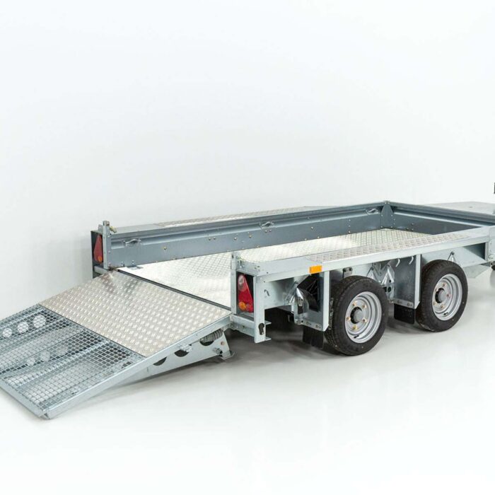 Ifor Williams Baumaschinenanhänger GX125 157×366 3,5t - Rampe 1,2m - Aluboden Neufahrzeug