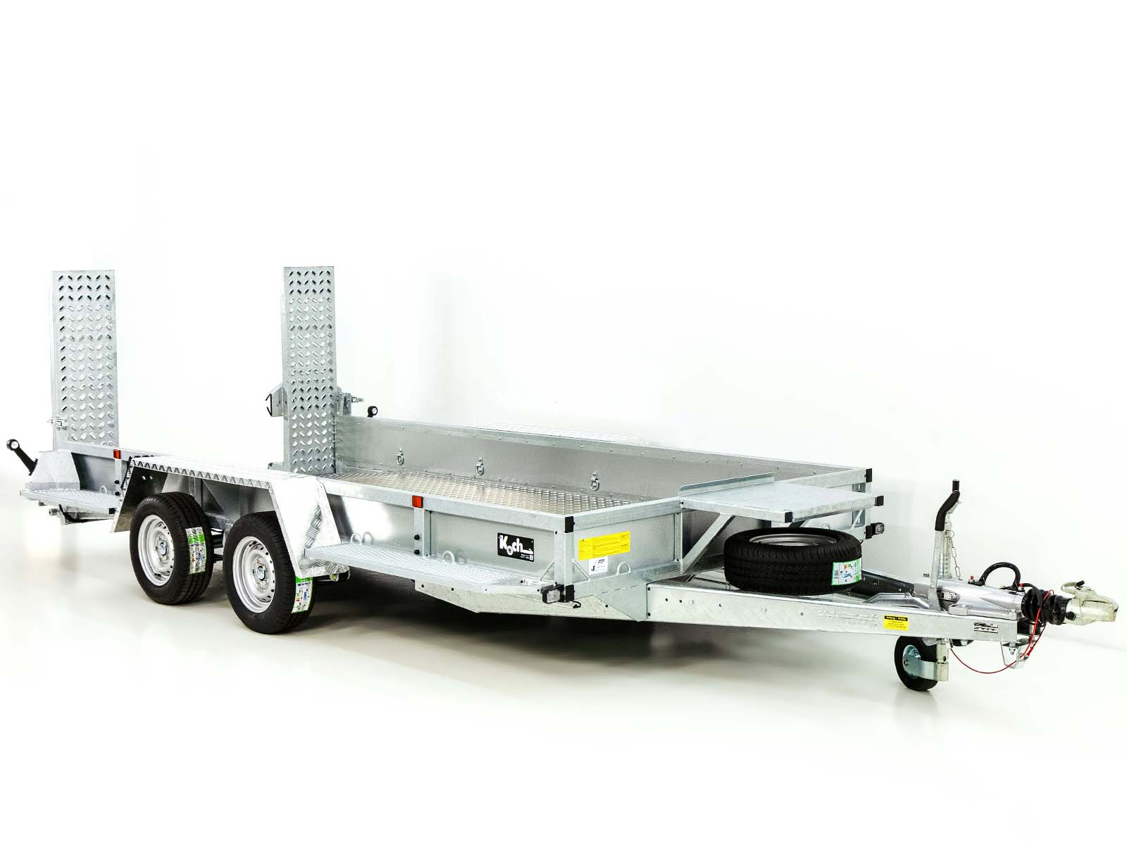 Variant Baumaschinenanhänger Maxi Load 180×400 3,5t - Einzelrampen - Aluboden Beavertail Neufahrzeug