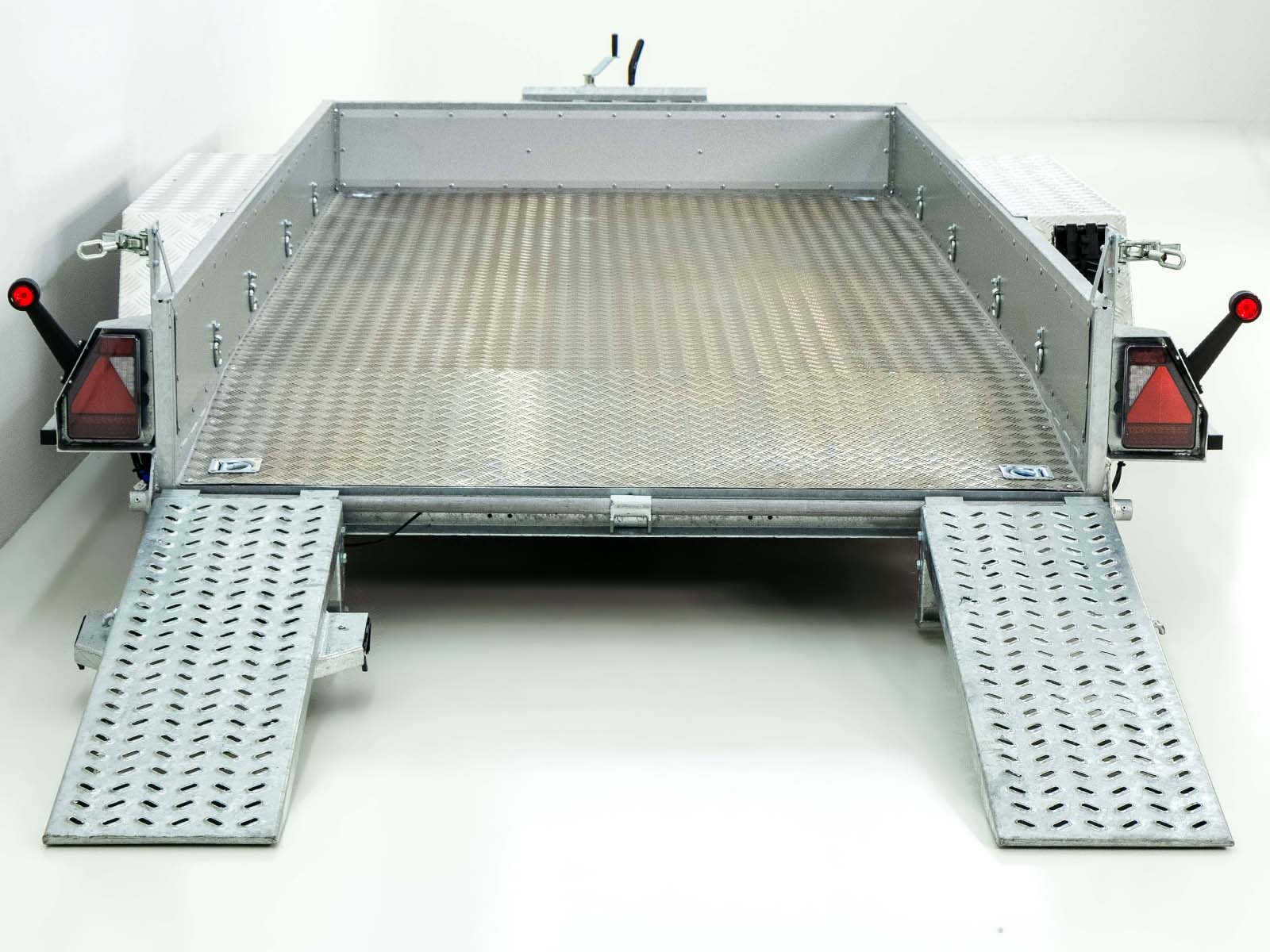 Variant Baumaschinenanhänger Maxi Load 180×400 3,5t - Einzelrampen - Aluboden Beavertail Neufahrzeug – Bild 3