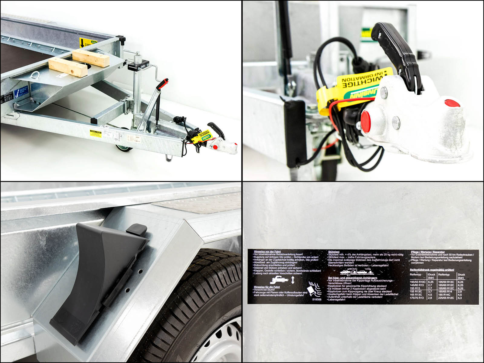 PKW-Anhänger Unsinn | 160x306cm | 3500kg zGG – Bild 6