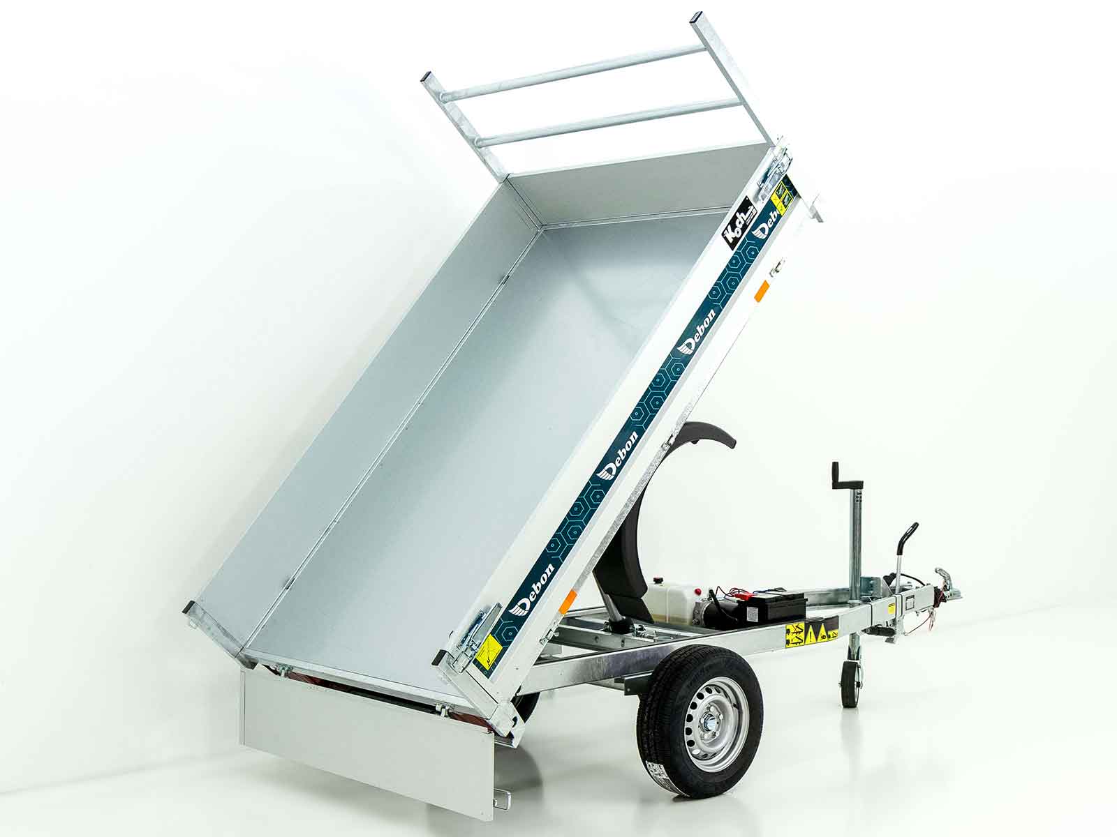 Debon Heckkipper 150x250cm 1,5t - E-Pumpe Neufahrzeug – Bild 9