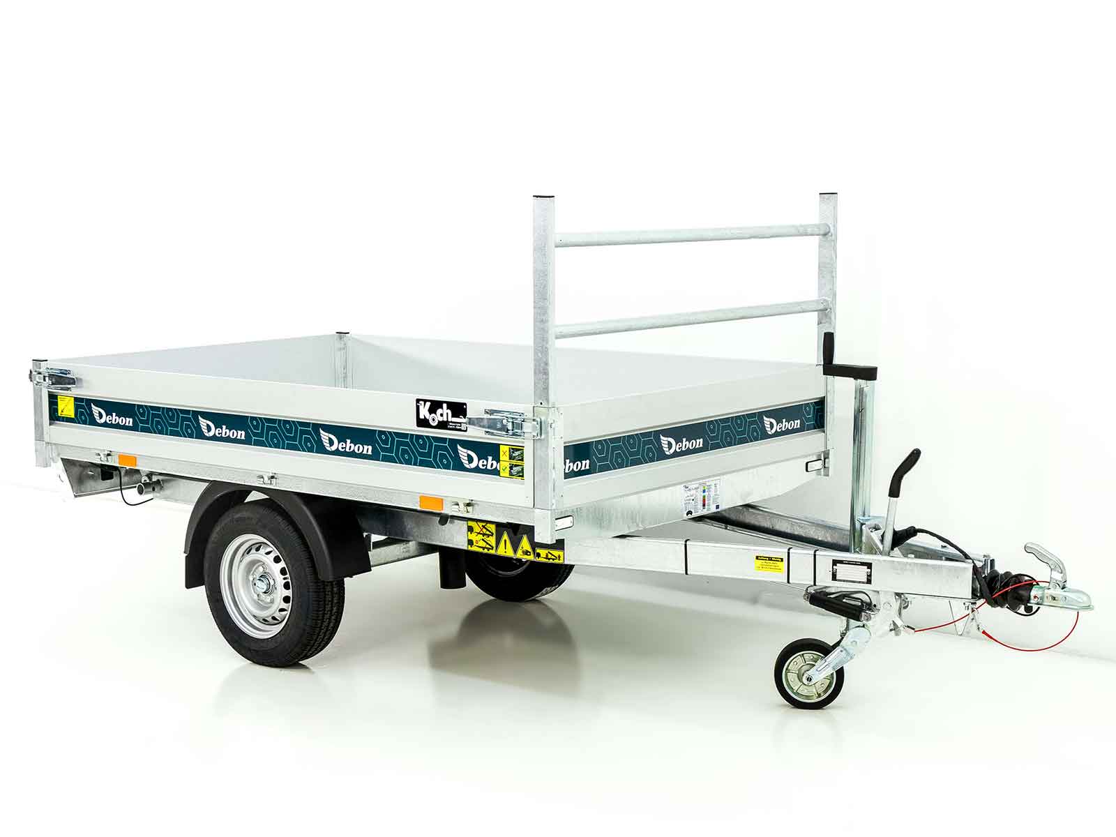 Debon Heckkipper 150x250cm 1,5t - E-Pumpe Neufahrzeug