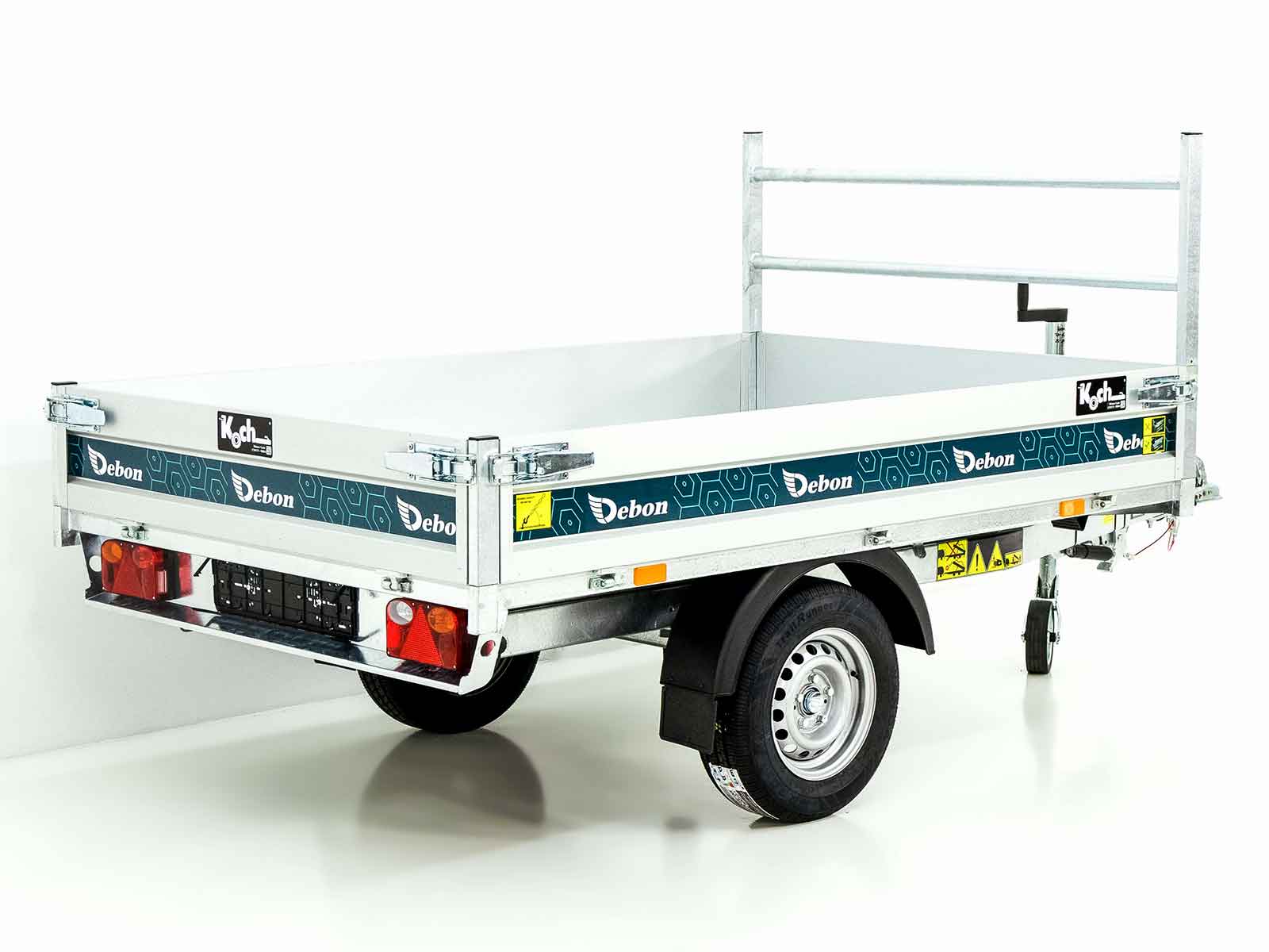 Debon Heckkipper 150x250cm 1,5t - E-Pumpe Neufahrzeug – Bild 11