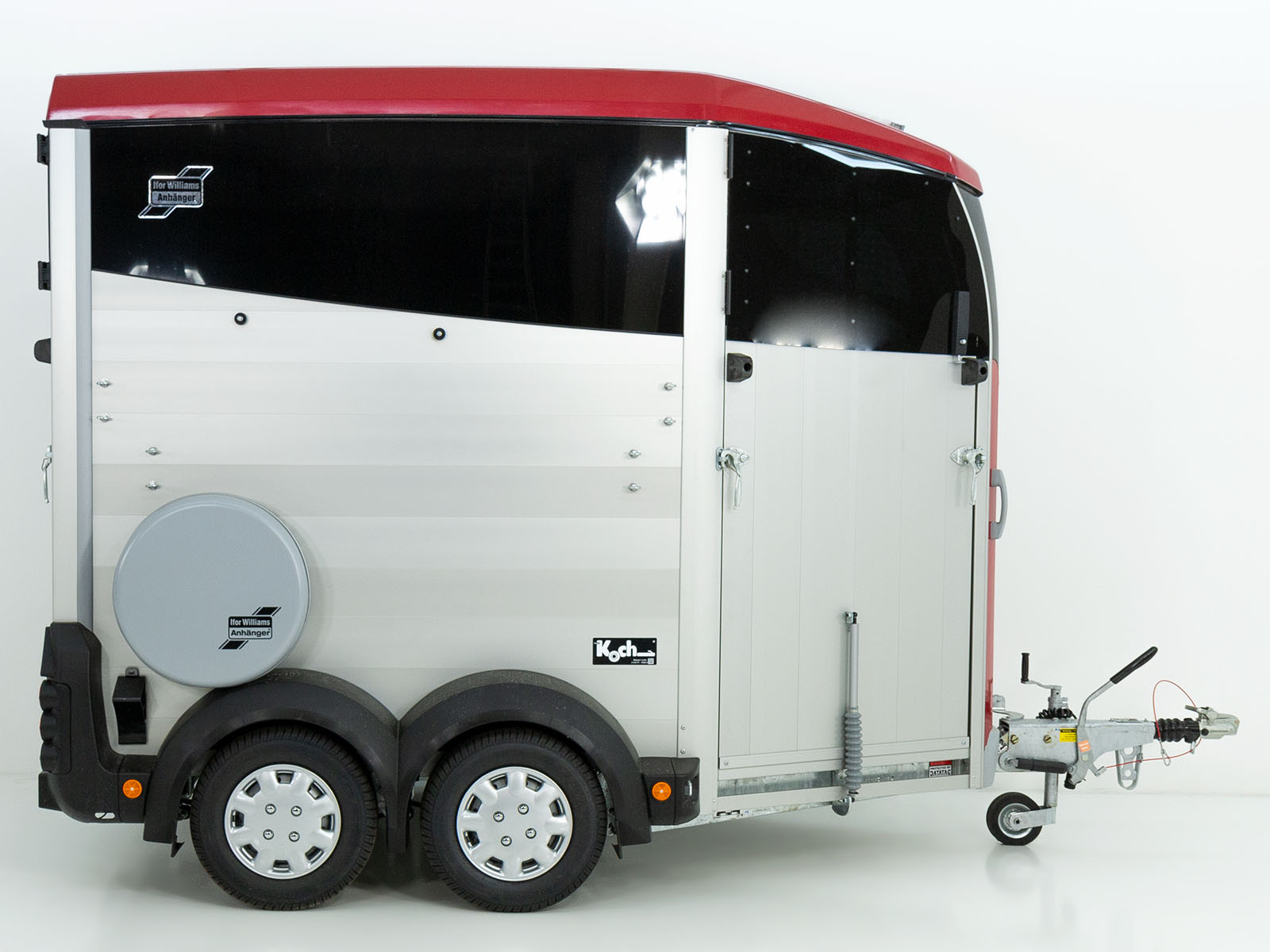 Pferdeanhänger Ifor | 1600kg zGG | Rot – Bild 5