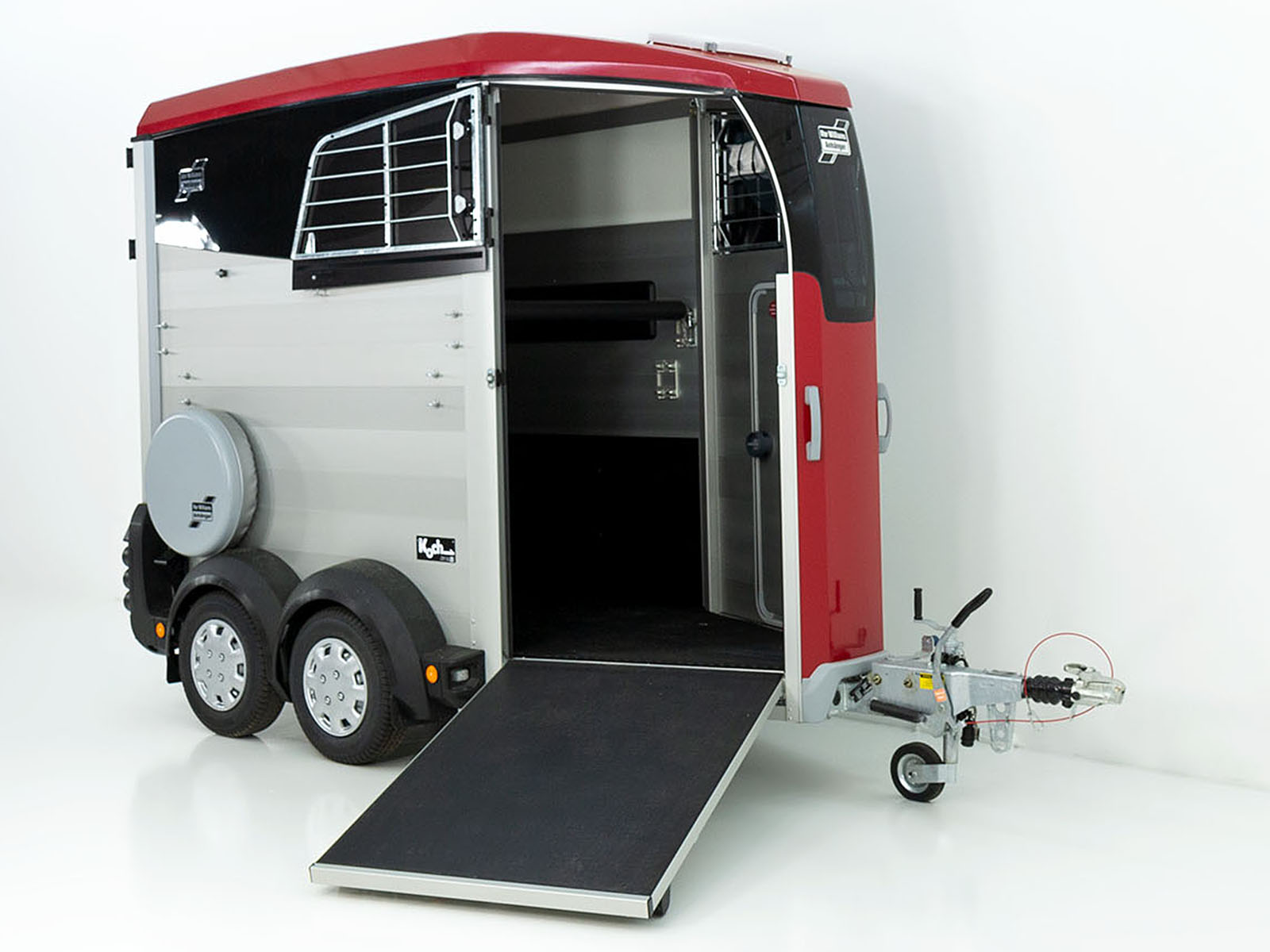 Pferdeanhänger Ifor | 1600kg zGG | Rot – Bild 4