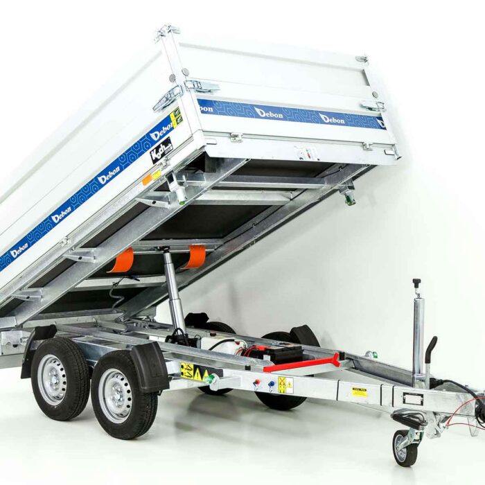 Debon Dreiseitenkipper 180×306 2,6t - E-Pumpe - BWA Neufahrzeug