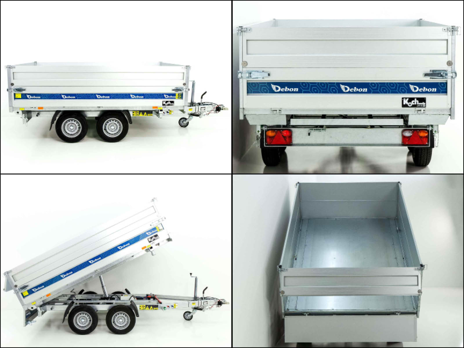Debon Dreiseitenkipper 180×306 2,6t - E-Pumpe - BWA Neufahrzeug – Bild 6