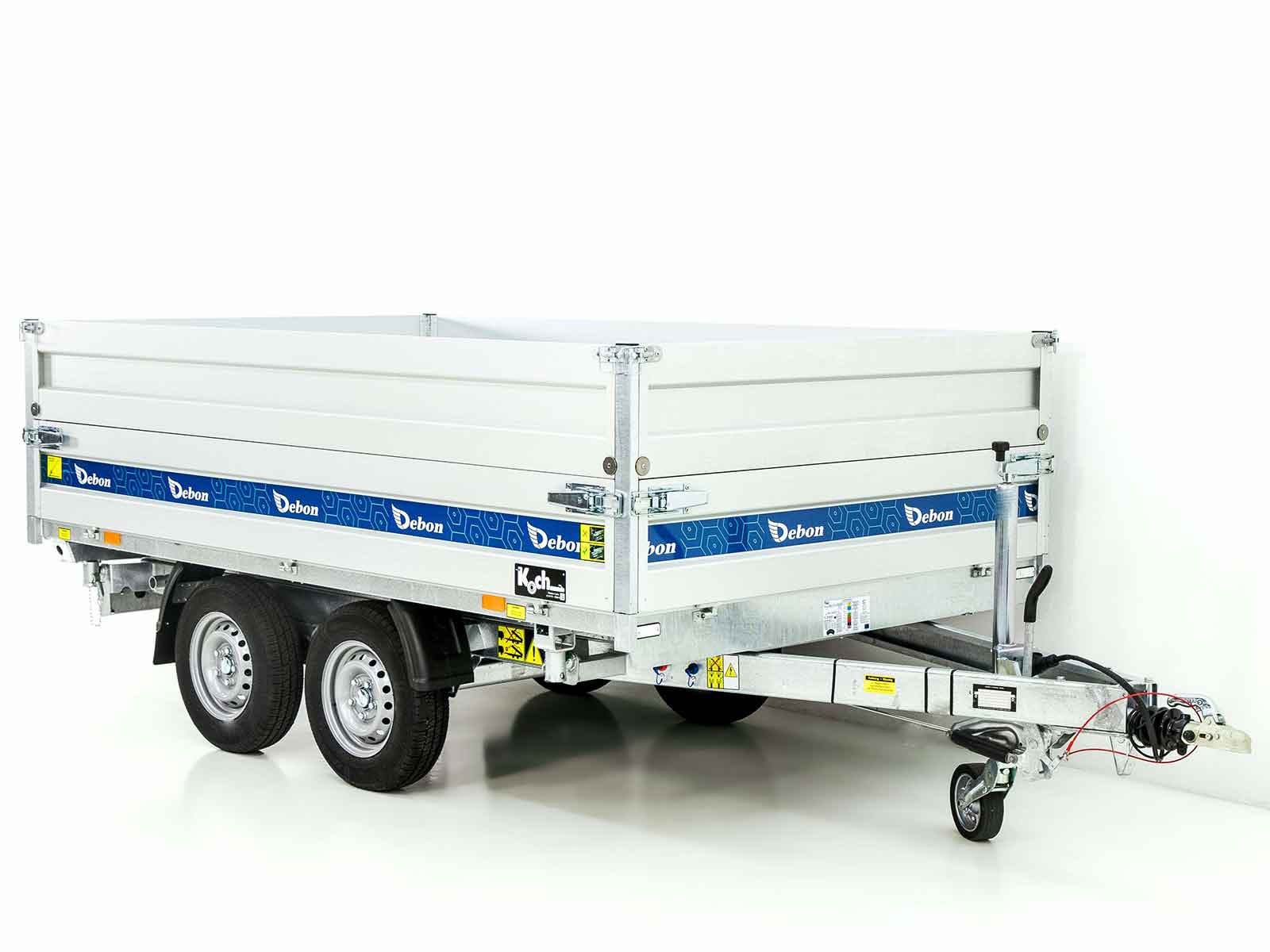 Debon Dreiseitenkipper 180×306 2,6t - E-Pumpe - BWA Neufahrzeug – Bild 13