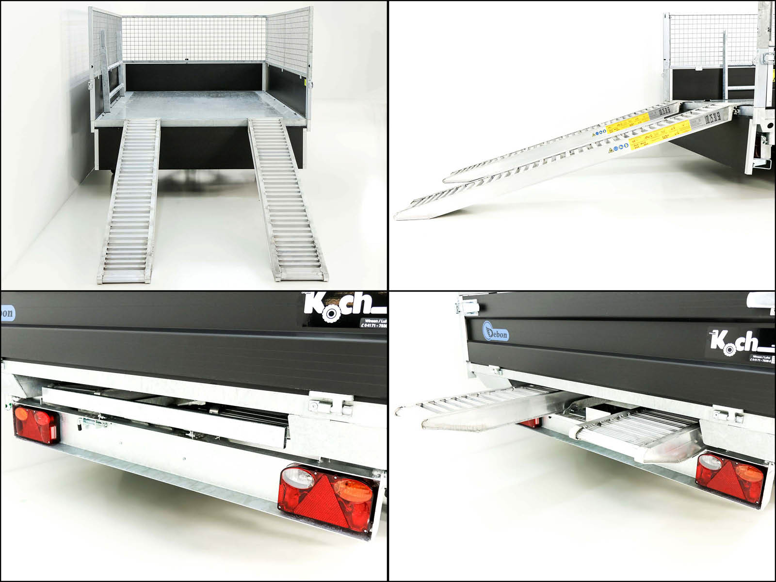 Debon Dreiseitenkipper 180×324 3,5t - Black Edition - Gitter - Rampen - Stützen Neufahrzeug – Bild 14