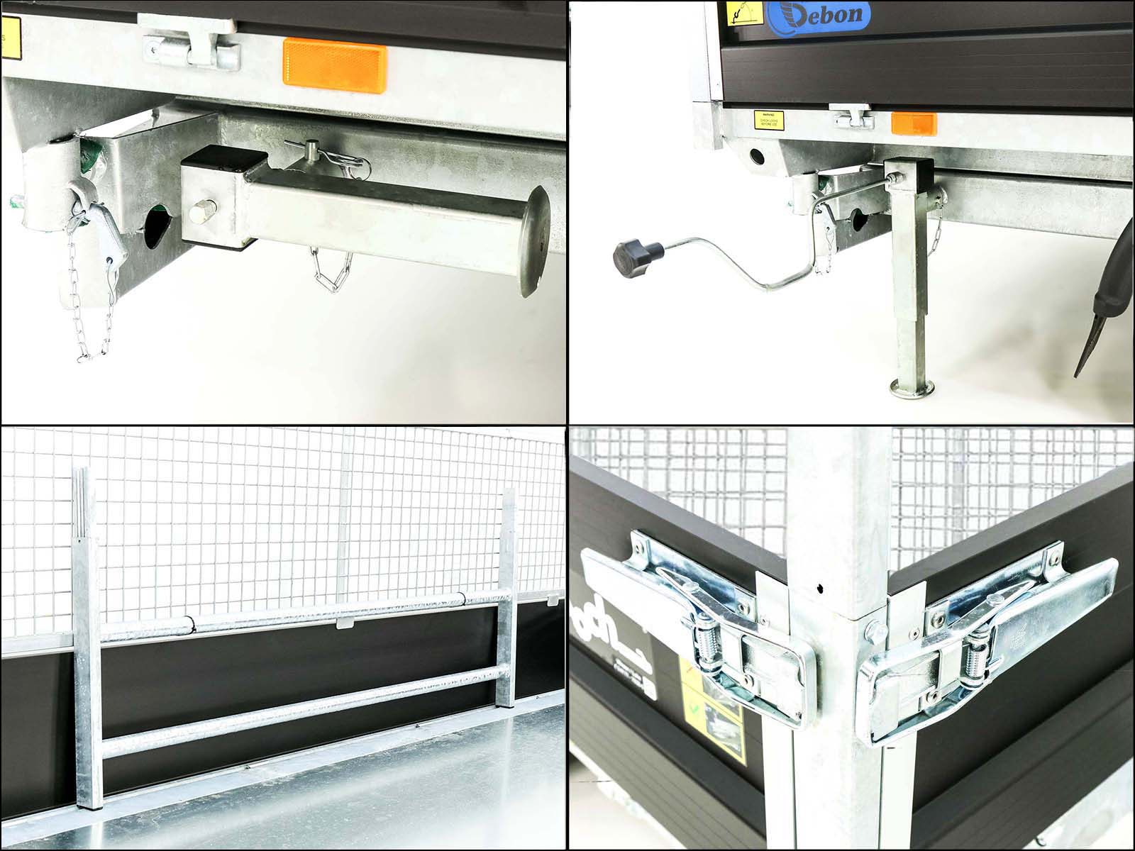 Debon Dreiseitenkipper 180×324 3,5t - Black Edition - Gitter - Rampen - Stützen Neufahrzeug – Bild 15