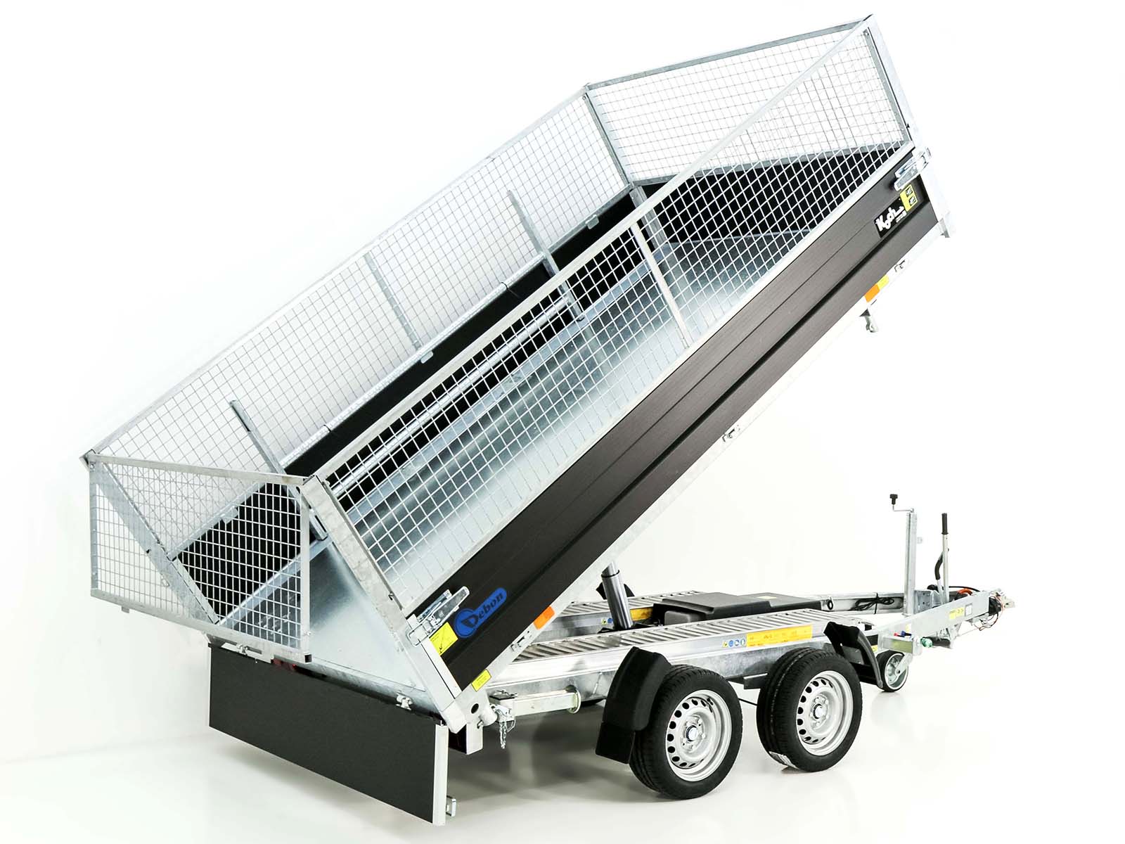 Debon Dreiseitenkipper 180×324 3,5t - Black Edition - Gitter - Rampen - Stützen Neufahrzeug – Bild 7
