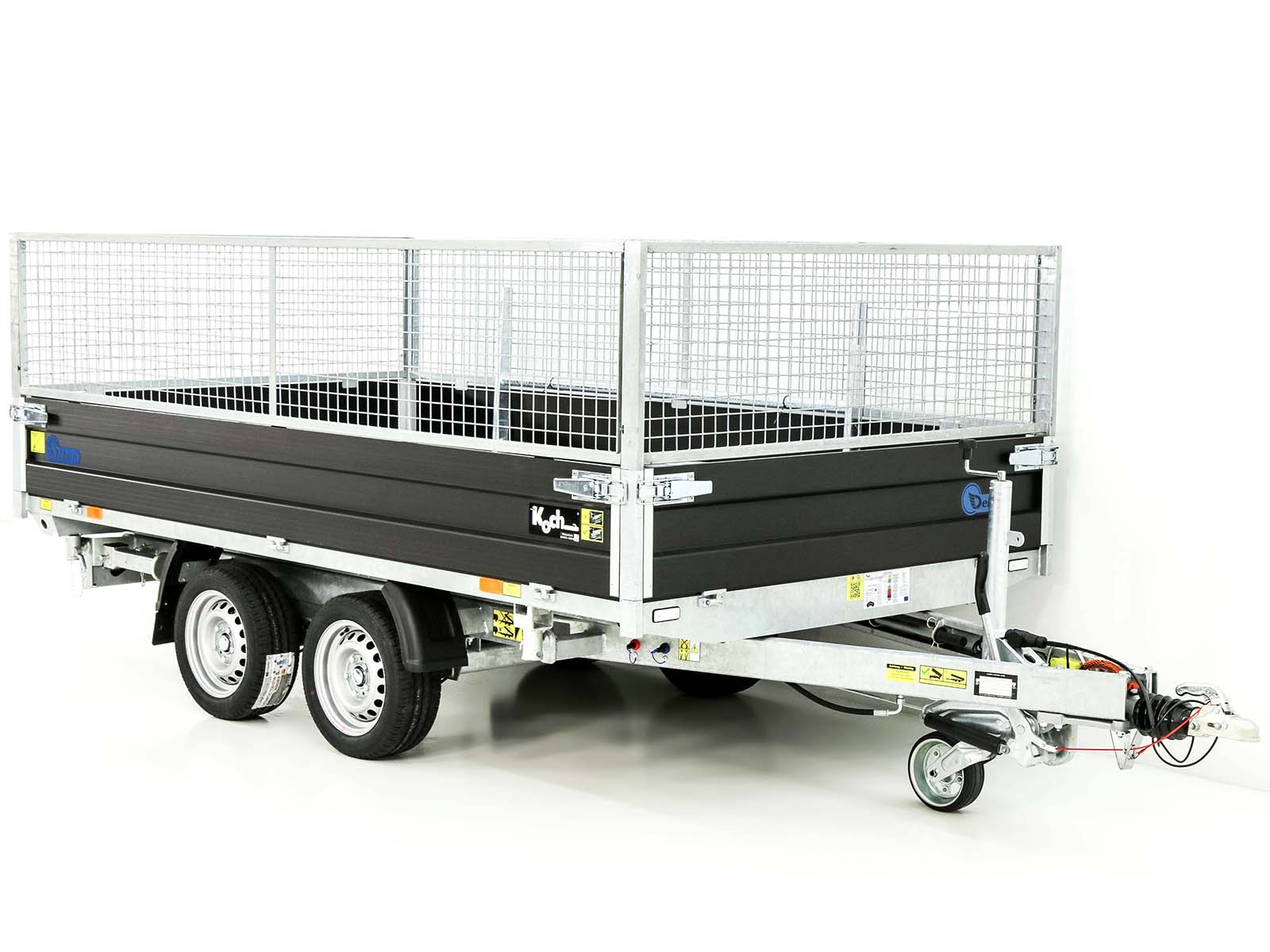 Debon Dreiseitenkipper 180×324 3,5t - Black Edition - Gitter - Rampen - Stützen Neufahrzeug – Bild 8