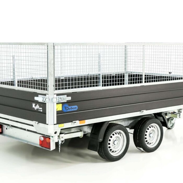 Debon Dreiseitenkipper 180×324 3,5t - Black Edition - Gitter - Rampen - Stützen Neufahrzeug