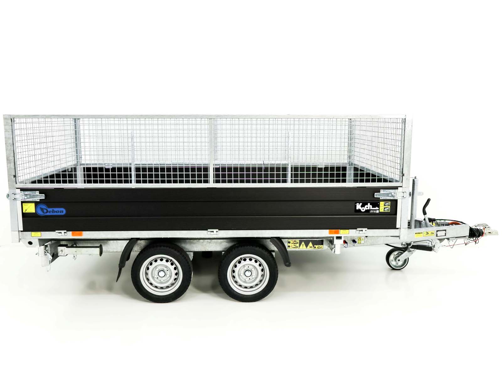 Debon Dreiseitenkipper 180×324 3,5t - Black Edition - Gitter - Rampen - Stützen Neufahrzeug – Bild 12