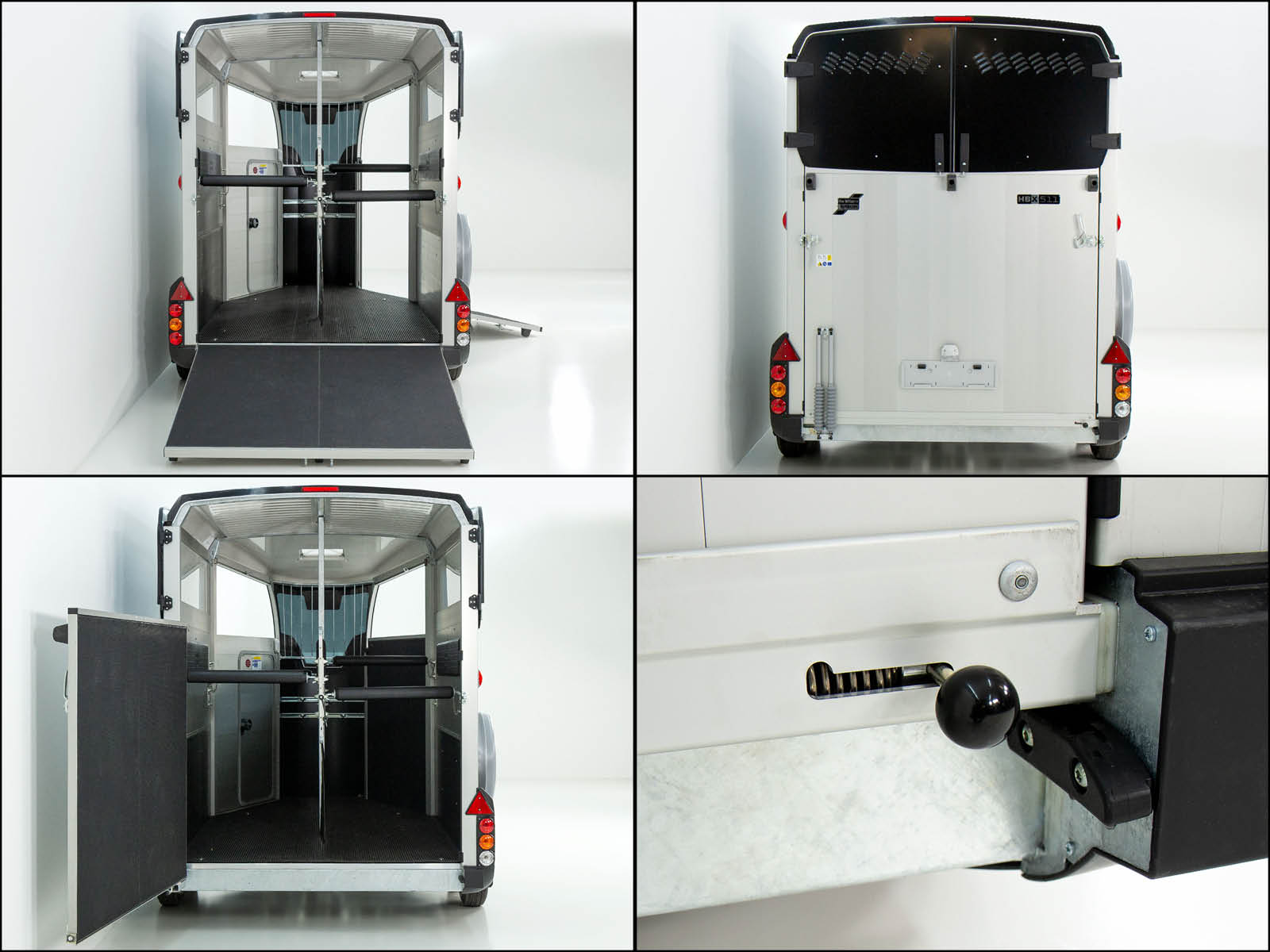 Pferdeanhänger Ifor | 2700kg zGG | Schwarz – Bild 7