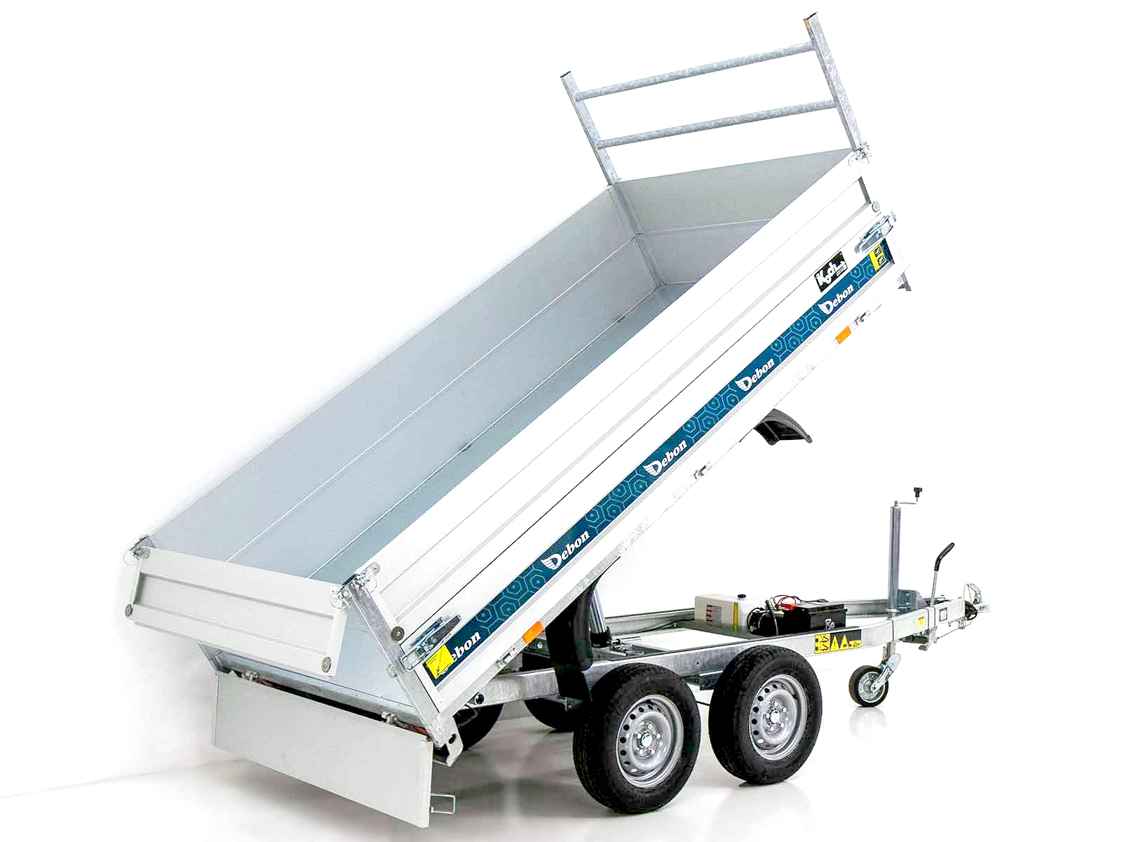 Debon Heckkipper 155x305cm 2,0t - E-Pumpe - BWA Neufahrzeug (Réf. GA-10641-25)
