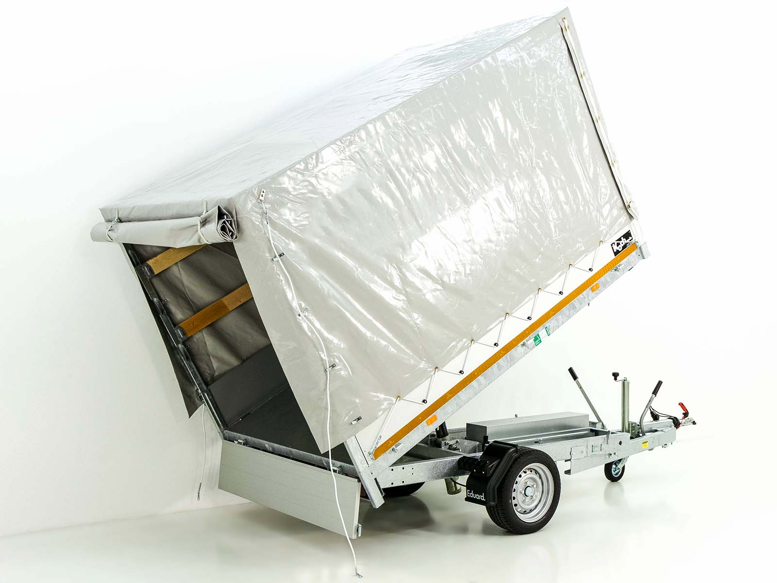 PKW-Anhänger Eduard | 150x256cm Nutzfläche | Hochplane 160cm – Bild 5