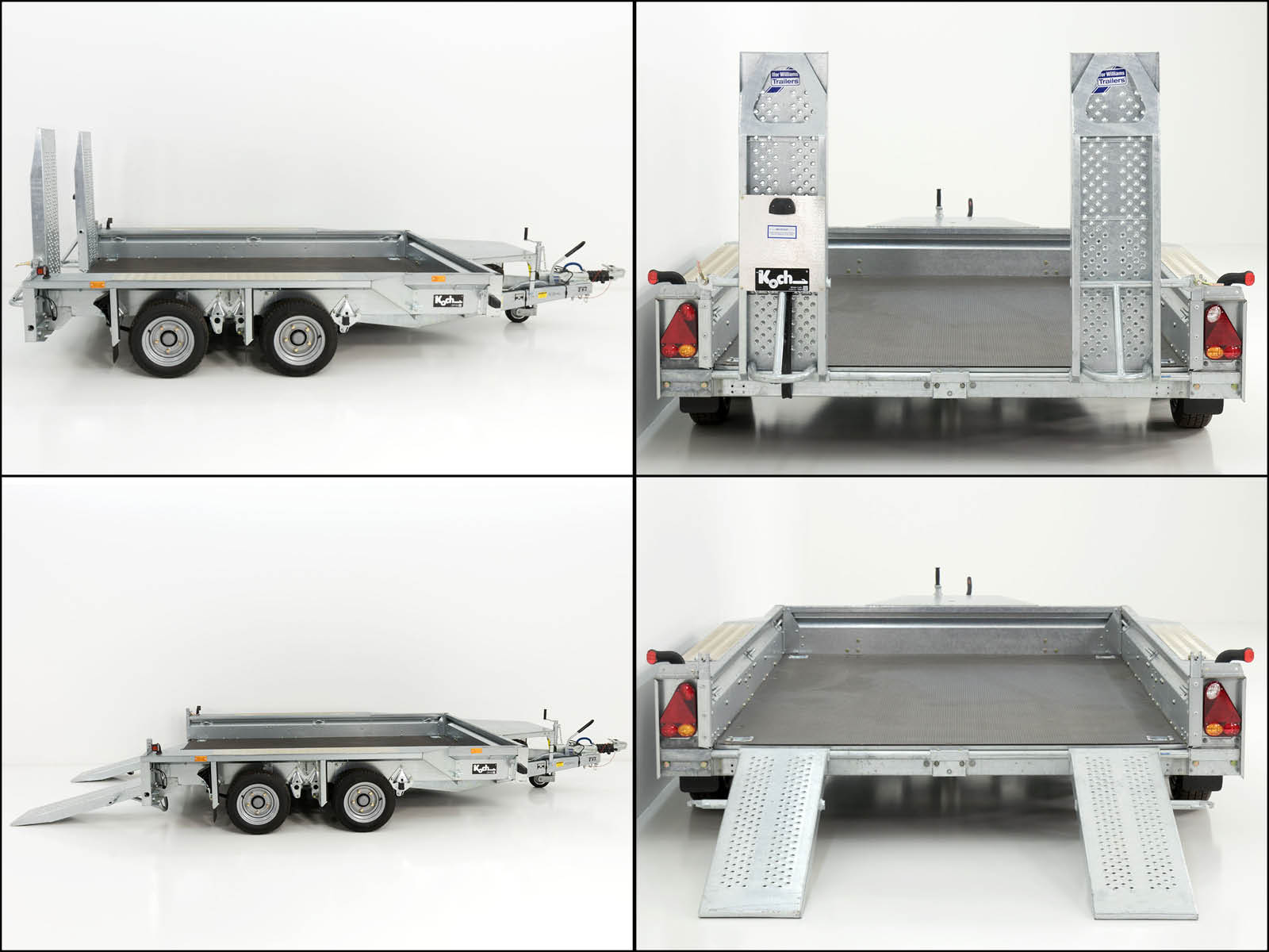 Ifor Williams Baumaschinenanhänger GX105 HD 157×303 3,5t - Einzelrampen Neufahrzeug (Réf. GA-9527-25) – Bild 12
