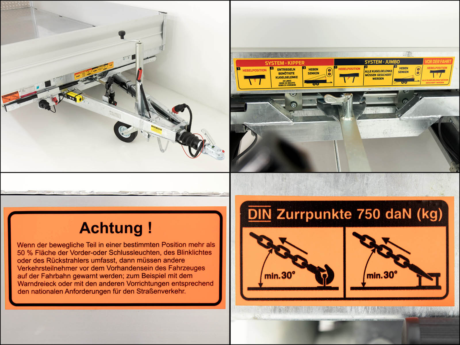 PKW-Anhänger Vezeko | 210x400cm | 3500kg zGG (Réf. GA-9303-25) – Bild 5