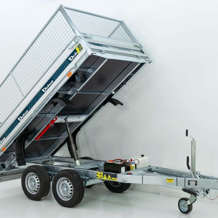 Debon Heckkipper 155x305cm 2,0t - E-Pumpe - Gitter 60 cm - AKTION Neufahrzeug