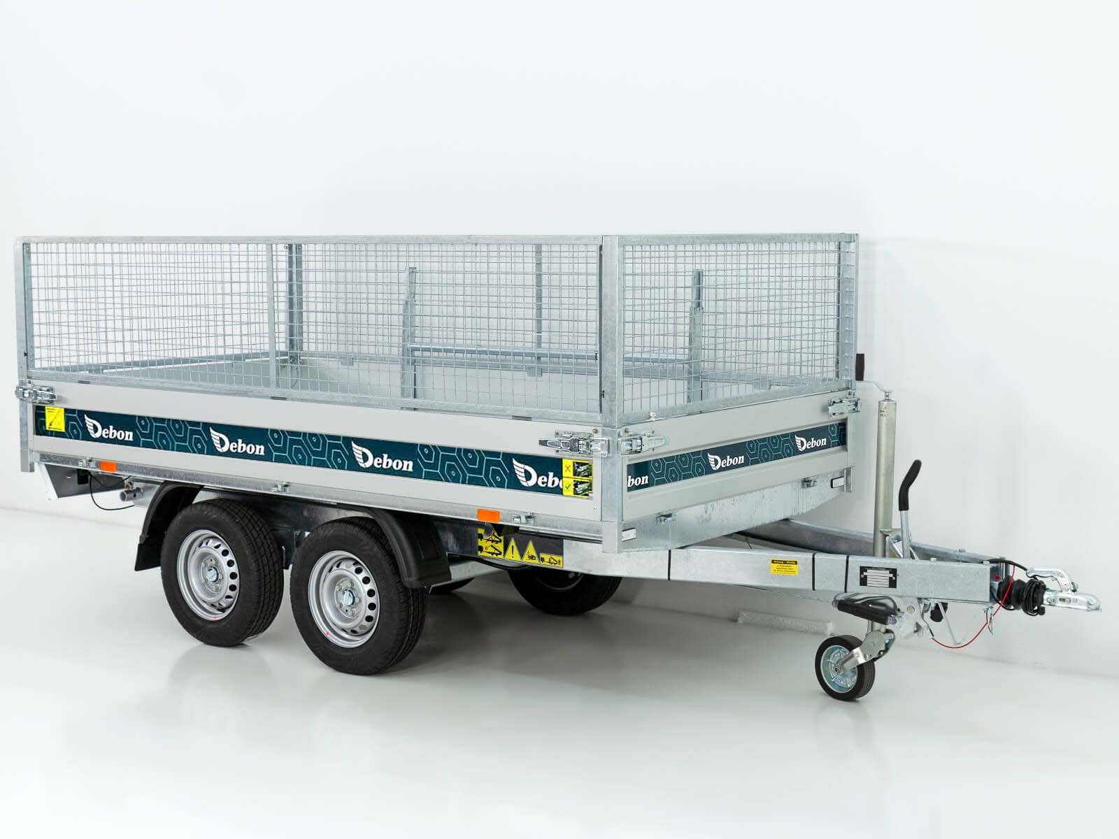 Debon Heckkipper 155x305cm 2,0t - E-Pumpe - Gitter 60 cm - AKTION Neufahrzeug – Bild 11