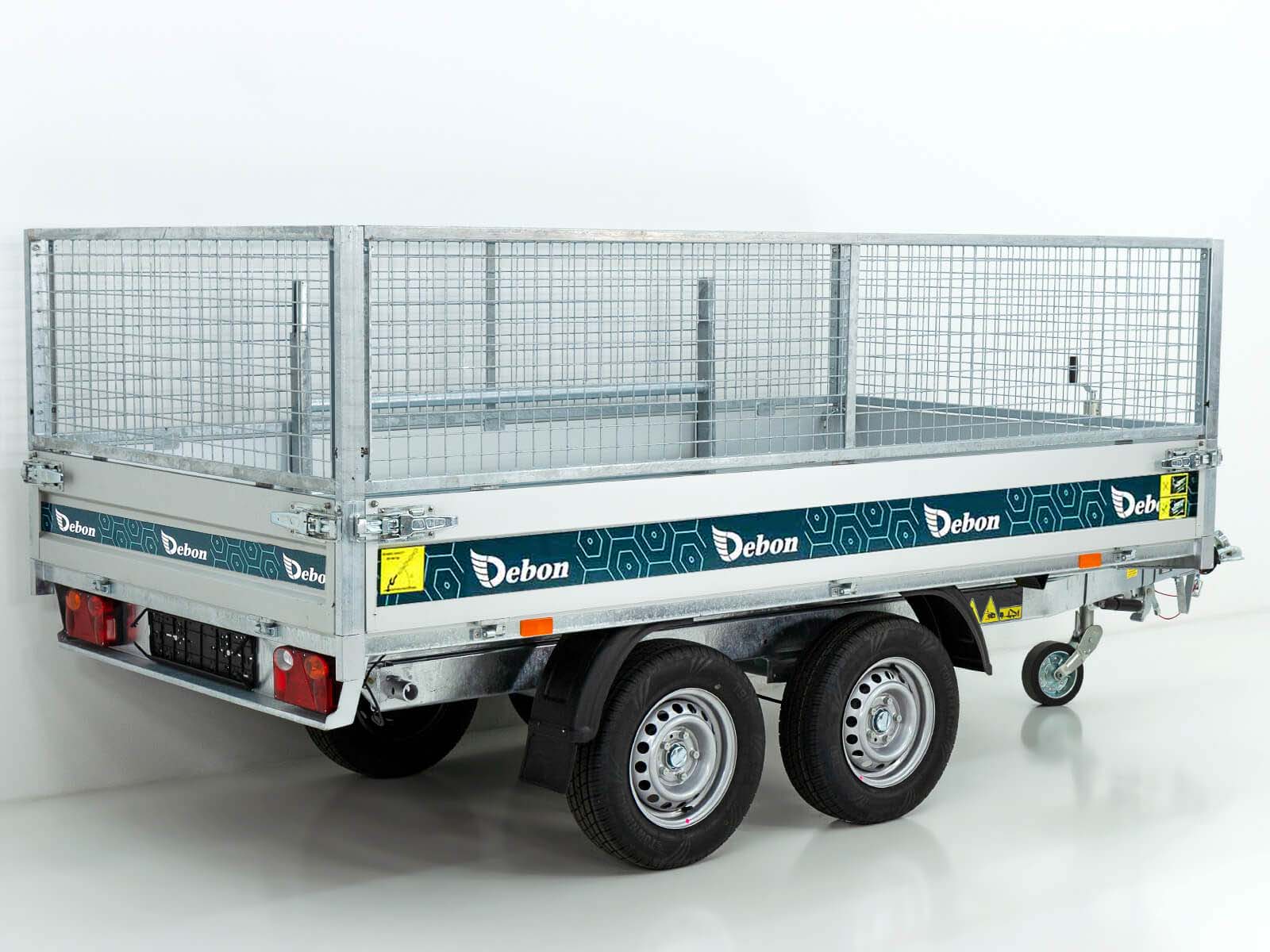 Debon Heckkipper 155x305cm 2,0t - E-Pumpe - Gitter 60 cm - AKTION Neufahrzeug – Bild 12