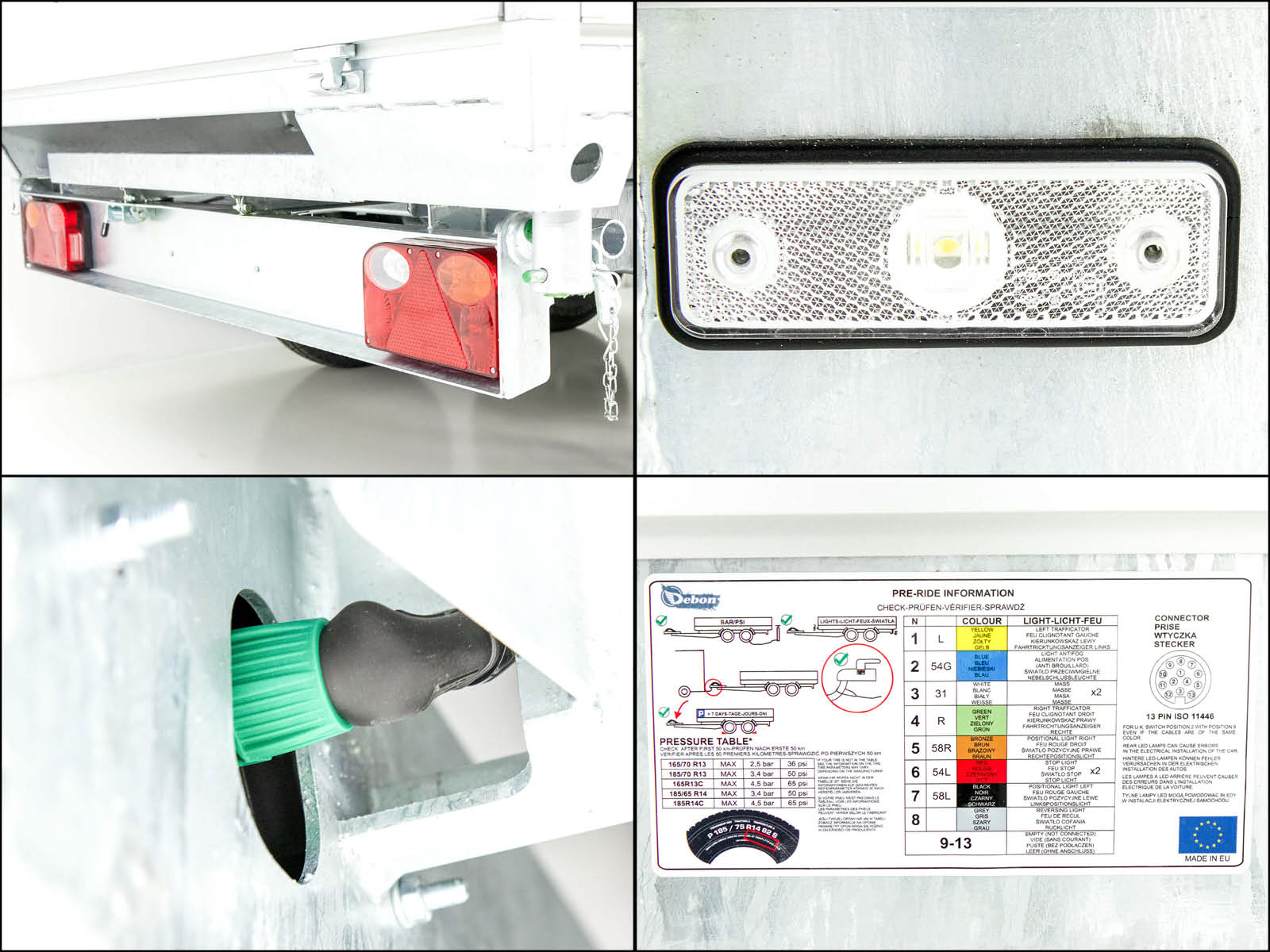 PKW-Anhänger Debon | 180x306cm | 2600kg zGG (Réf. GA-10645-25) – Bild 4