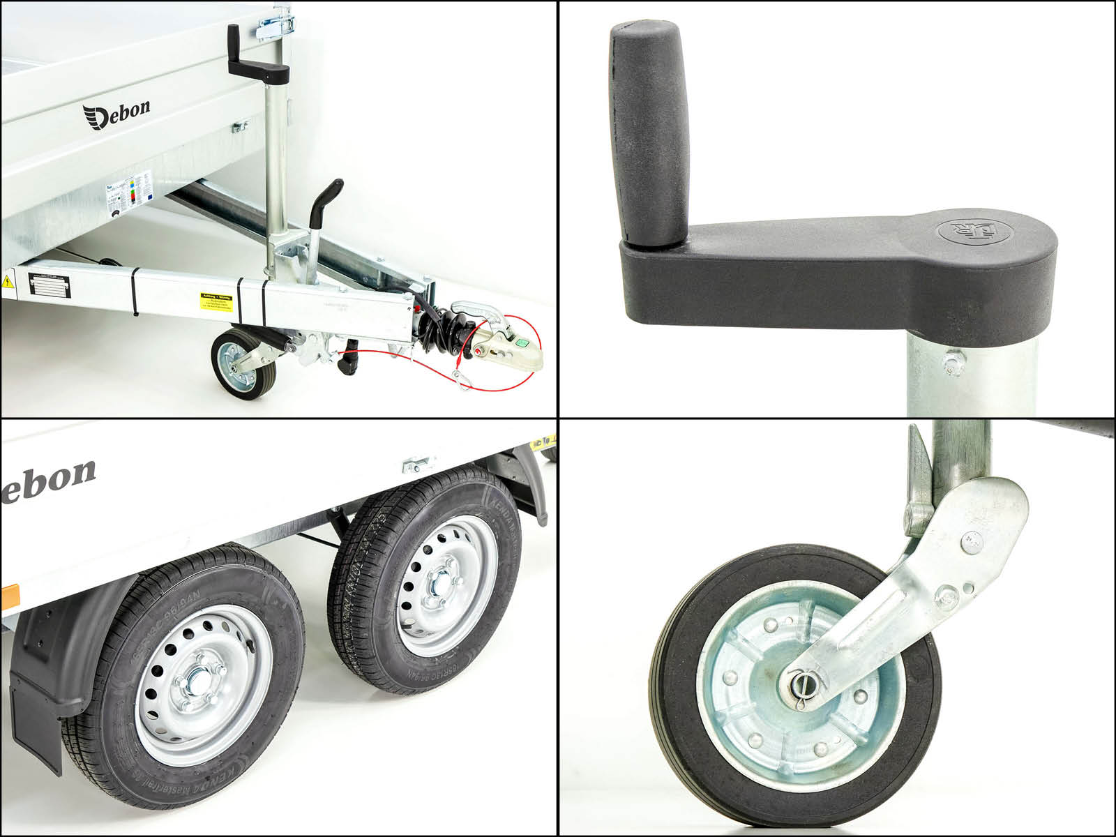 PKW-Anhänger Debon | 180x306cm | 2600kg zGG (Réf. GA-10645-25) – Bild 8