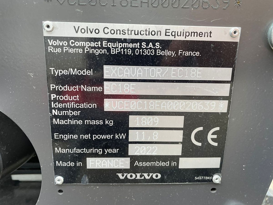 Volvo EC 18 E Neufahrzeug – Bild 11