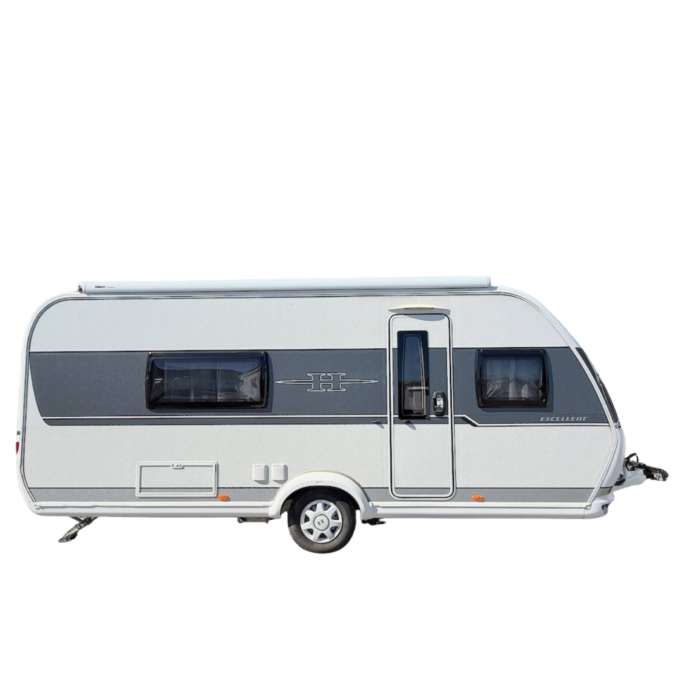 Wohnwagen, 4 Schlafplätze, Einzelbetten, klimatisiert, Hobby 540 WLU, in ausgezeichnetem Zustand.