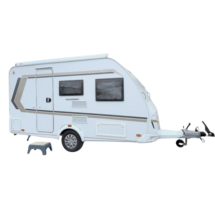 Wohnwagen, Querbett, 4 Schlafplätze, 4,70 m, Weinsberg CaraOne 390 QD.